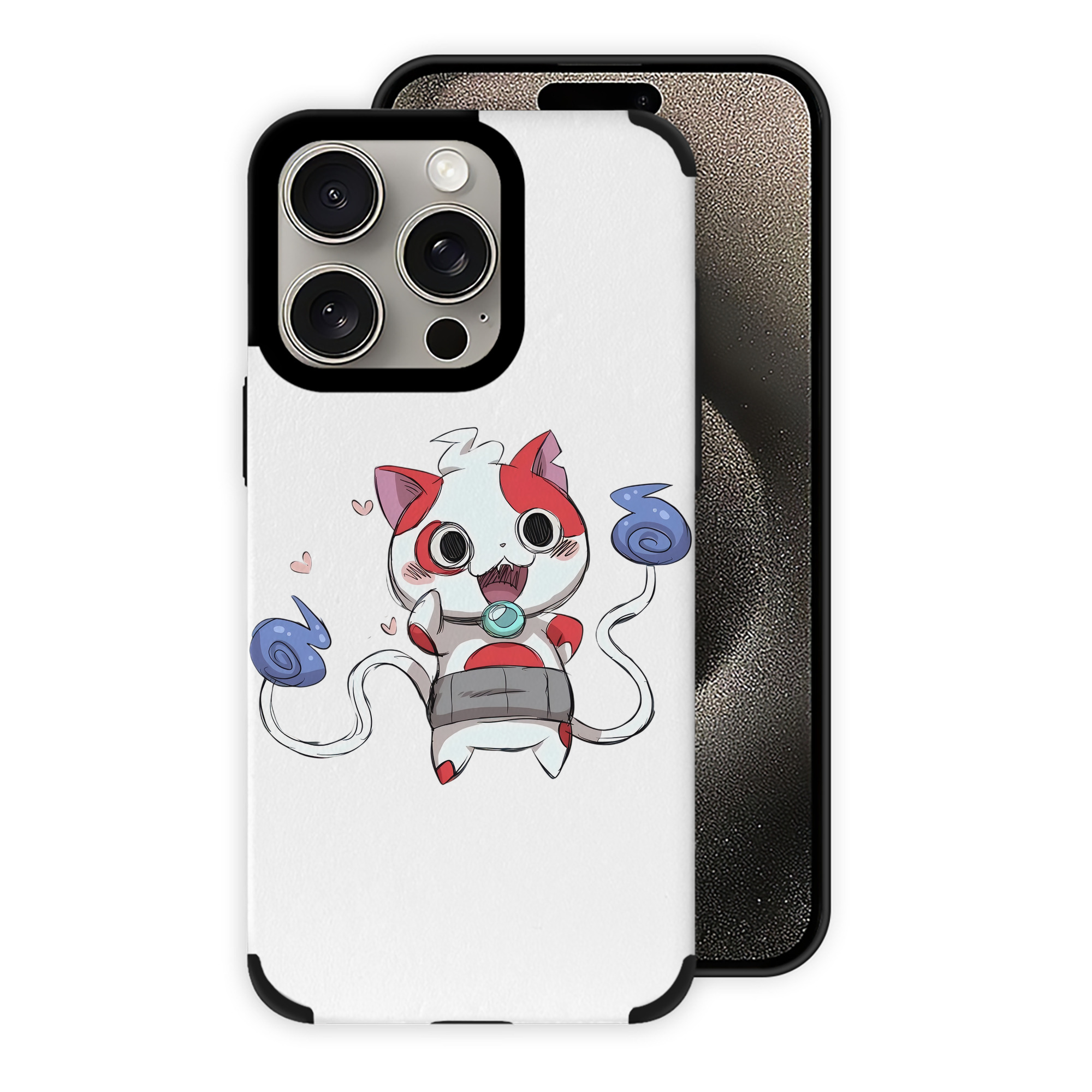（画像用） 妖怪ウォッチ Yo-kai Watch 【iPhone15ProMax対応】 PUレザー スマホケース 耐衝撃＆黄変防止