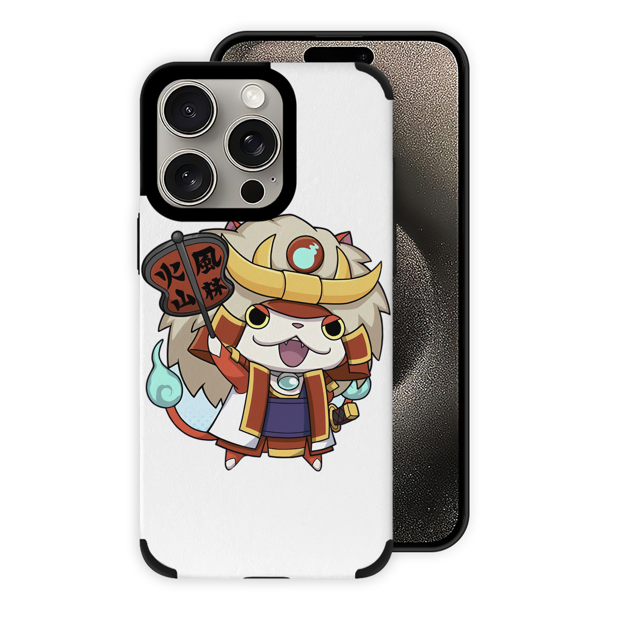 （画像用） 妖怪ウォッチ Yo-kai Watch 【iPhone15ProMax対応】 PUレザー スマホケース 耐衝撃＆黄変防止