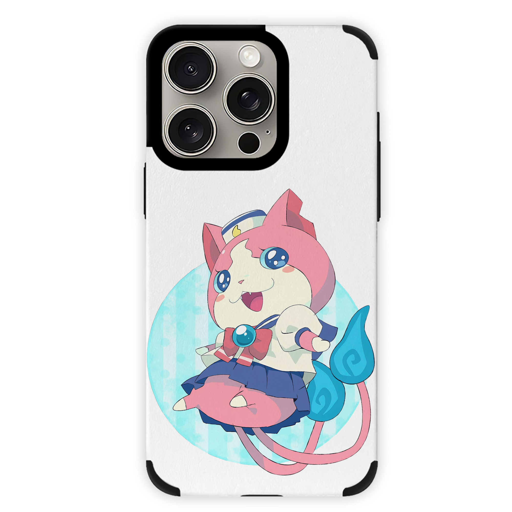 （画像用） 妖怪ウォッチ Yo-kai Watch 【iPhone15ProMax対応】 PUレザー スマホケース 耐衝撃＆黄変防止