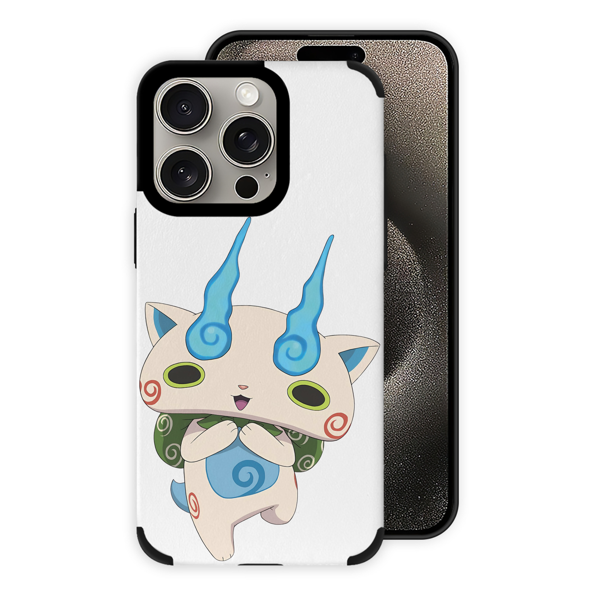 （画像用） 妖怪ウォッチ Yo-kai Watch 【iPhone15ProMax対応】 PUレザー スマホケース 耐衝撃＆黄変防止