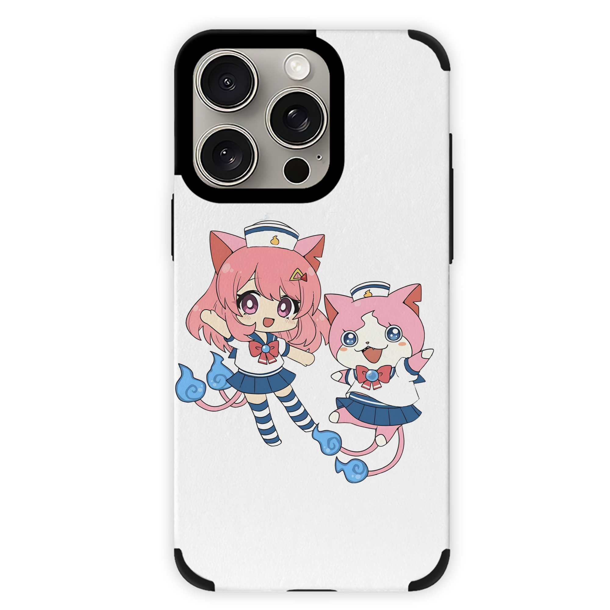 （画像用） 妖怪ウォッチ Yo-kai Watch 【iPhone15ProMax対応】 PUレザー スマホケース 耐衝撃＆黄変防止
