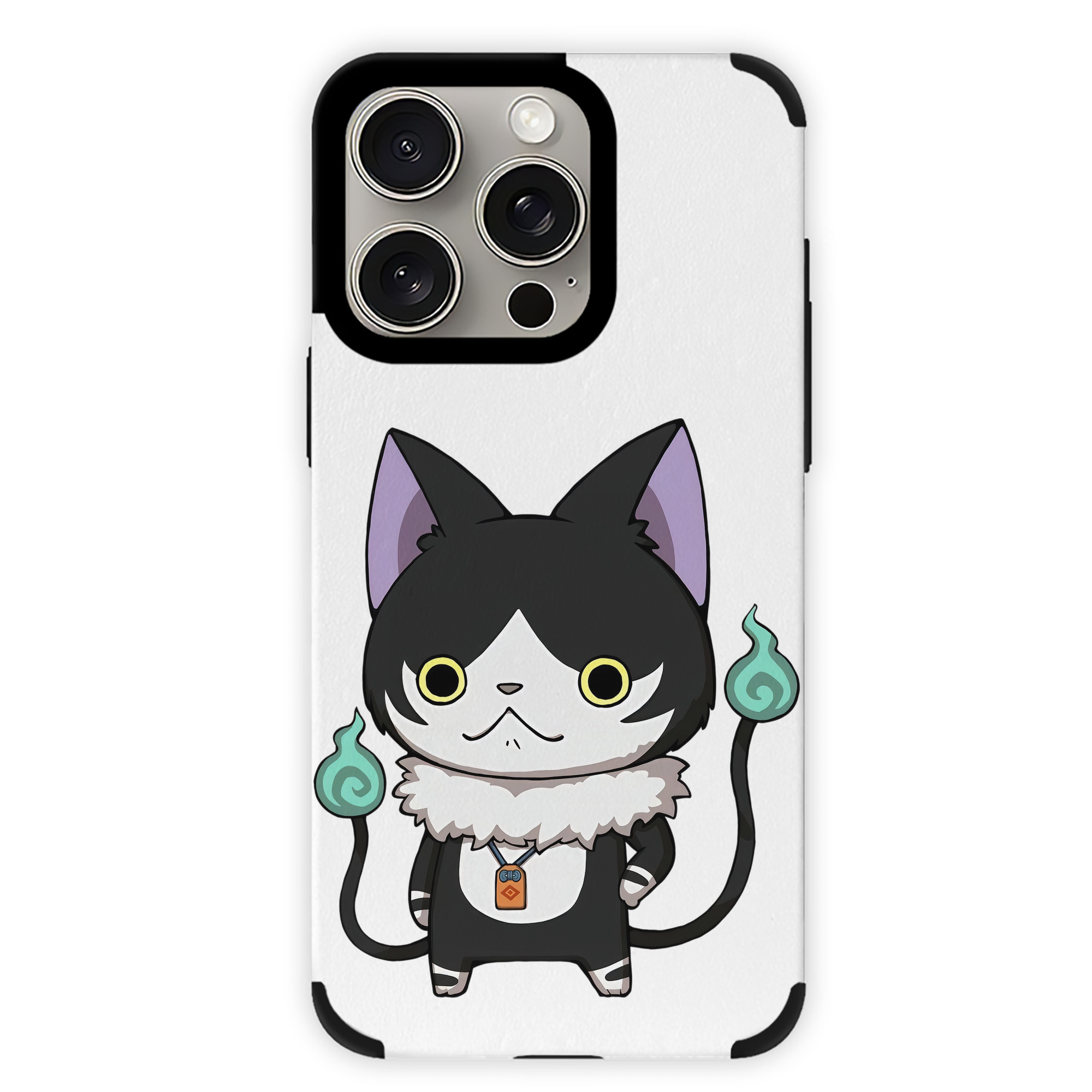 （画像用） 妖怪ウォッチ Yo-kai Watch 【iPhone15ProMax対応】 PUレザー スマホケース 耐衝撃＆黄変防止