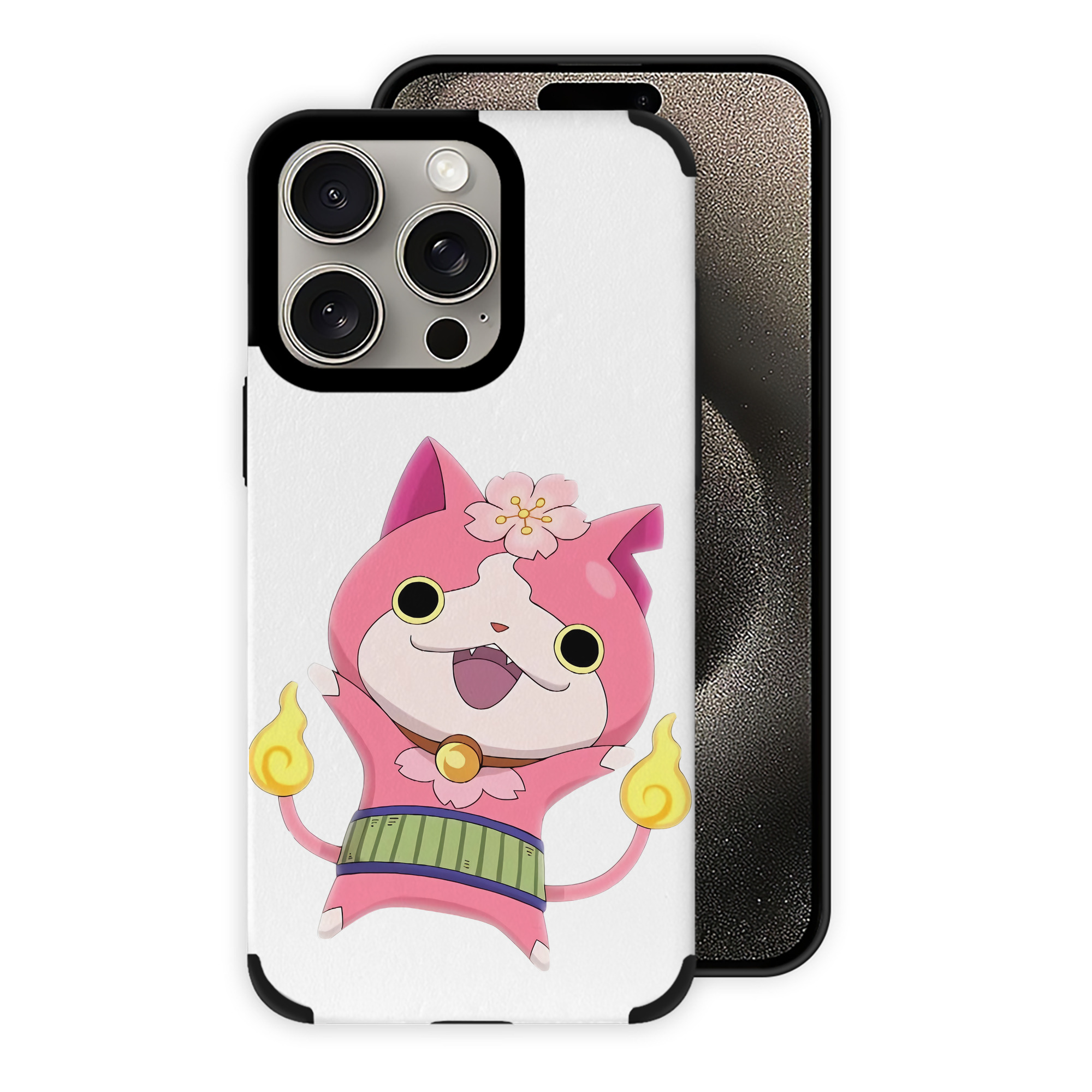 （画像用） 妖怪ウォッチ Yo-kai Watch 【iPhone15ProMax対応】 PUレザー スマホケース 耐衝撃＆黄変防止