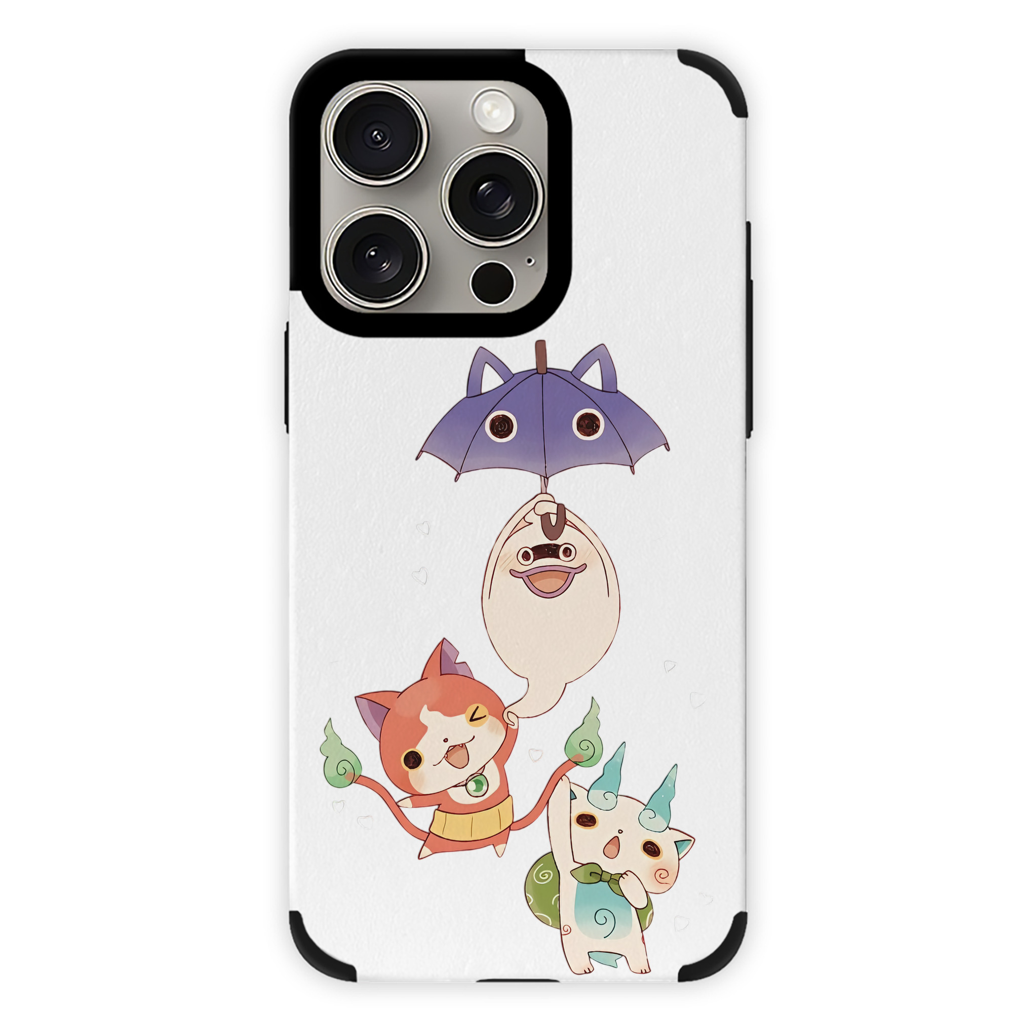 （画像用） 妖怪ウォッチ Yo-kai Watch 【iPhone15ProMax対応】 PUレザー スマホケース 耐衝撃＆黄変防止