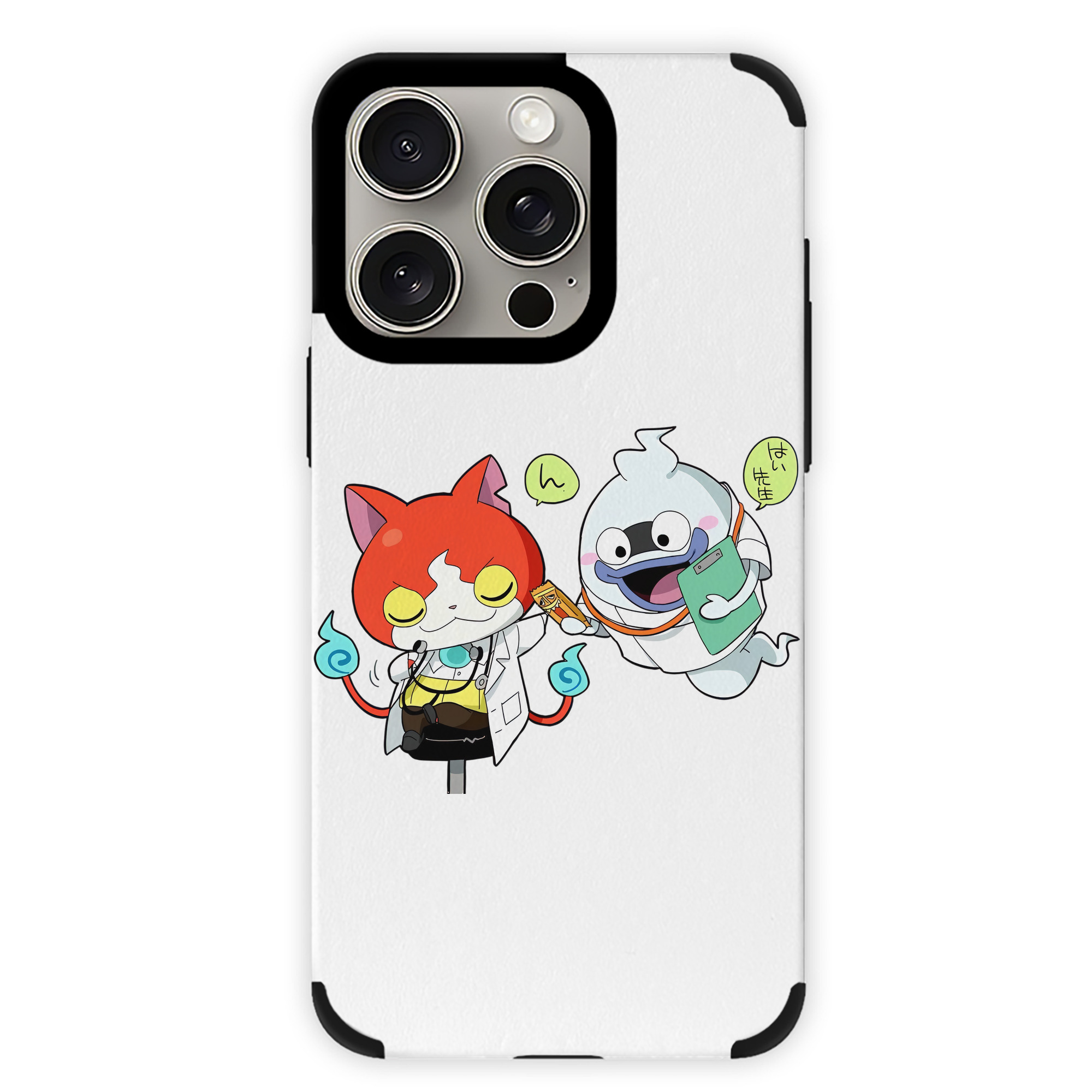 （画像用） 妖怪ウォッチ Yo-kai Watch 【iPhone15ProMax対応】 PUレザー スマホケース 耐衝撃＆黄変防止