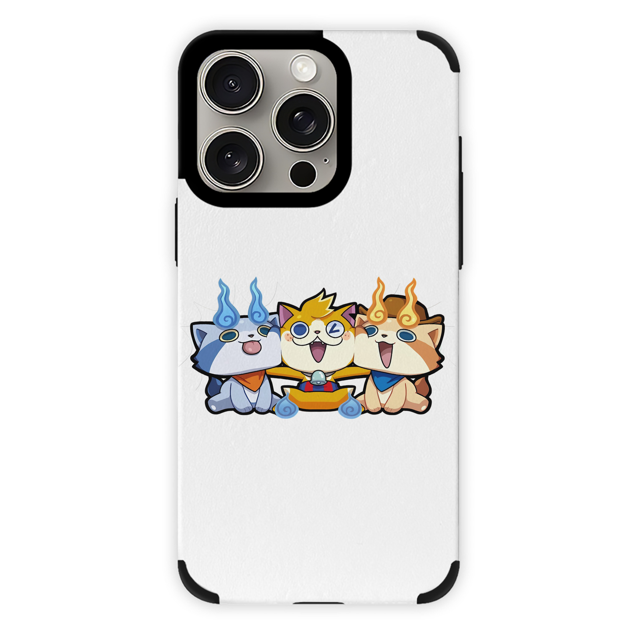（画像用） 妖怪ウォッチ Yo-kai Watch 【iPhone15ProMax対応】 PUレザー スマホケース 耐衝撃＆黄変防止