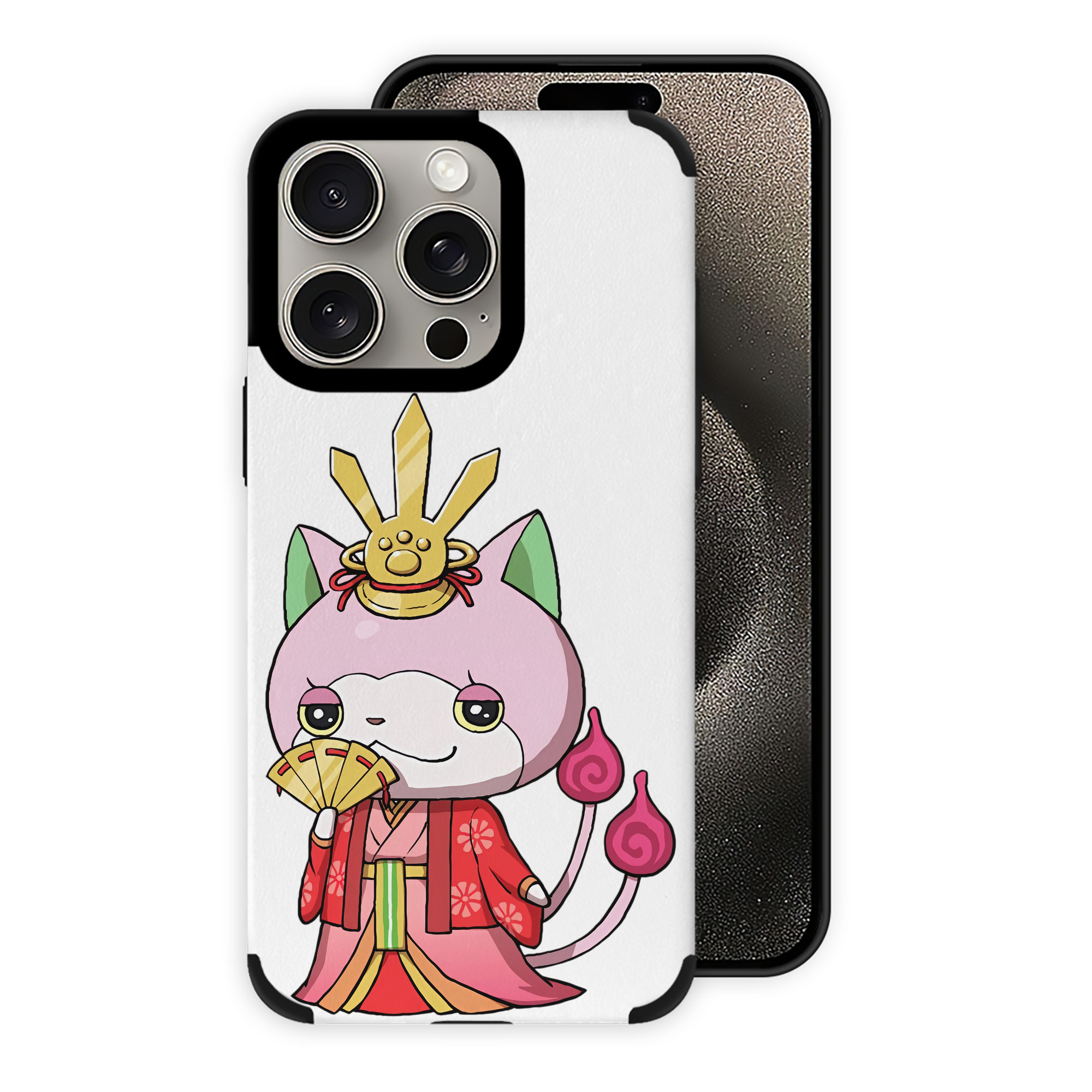 （画像用） 妖怪ウォッチ Yo-kai Watch 【iPhone15ProMax対応】 PUレザー スマホケース 耐衝撃＆黄変防止