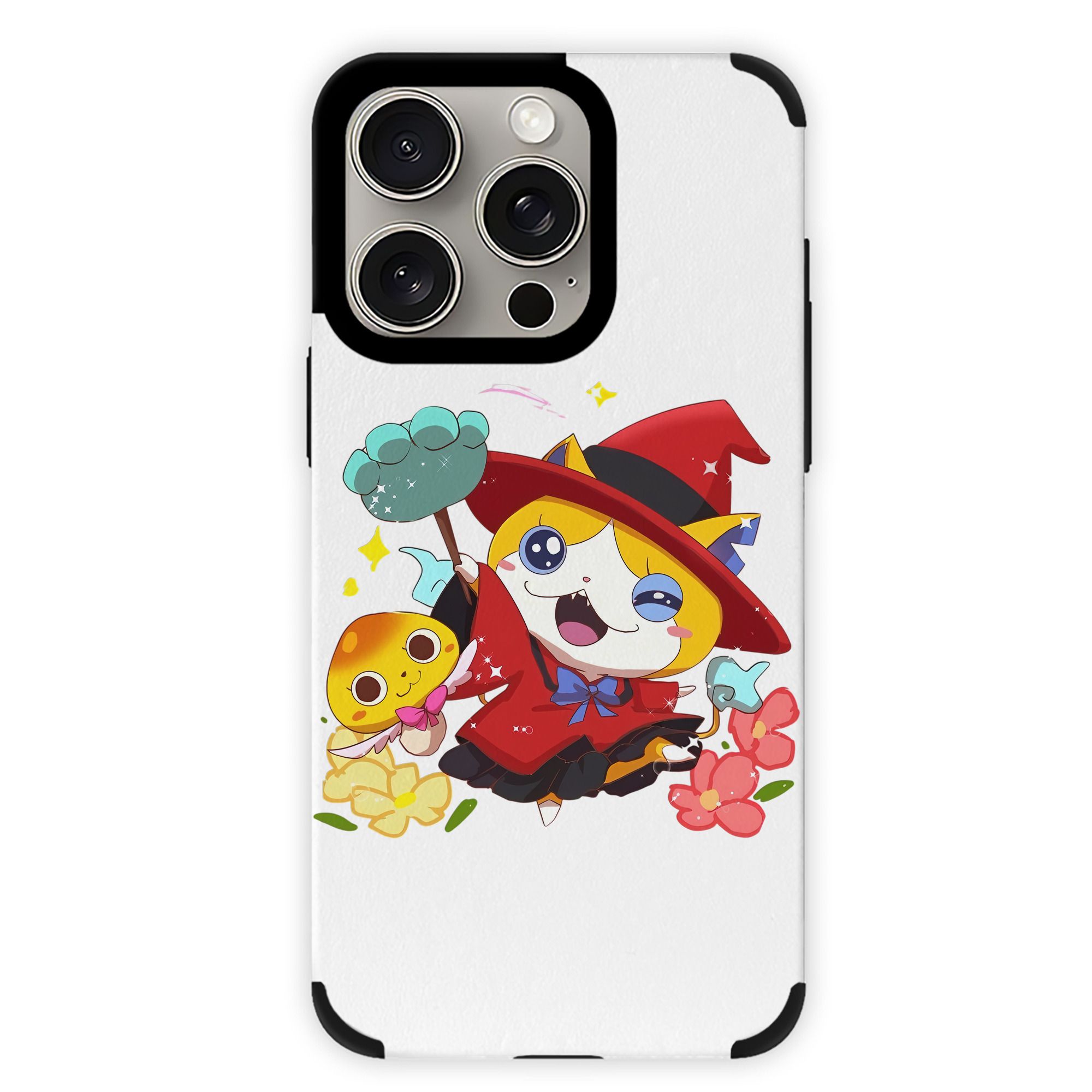 （画像用） 妖怪ウォッチ Yo-kai Watch 【iPhone15ProMax対応】 PUレザー スマホケース 耐衝撃＆黄変防止