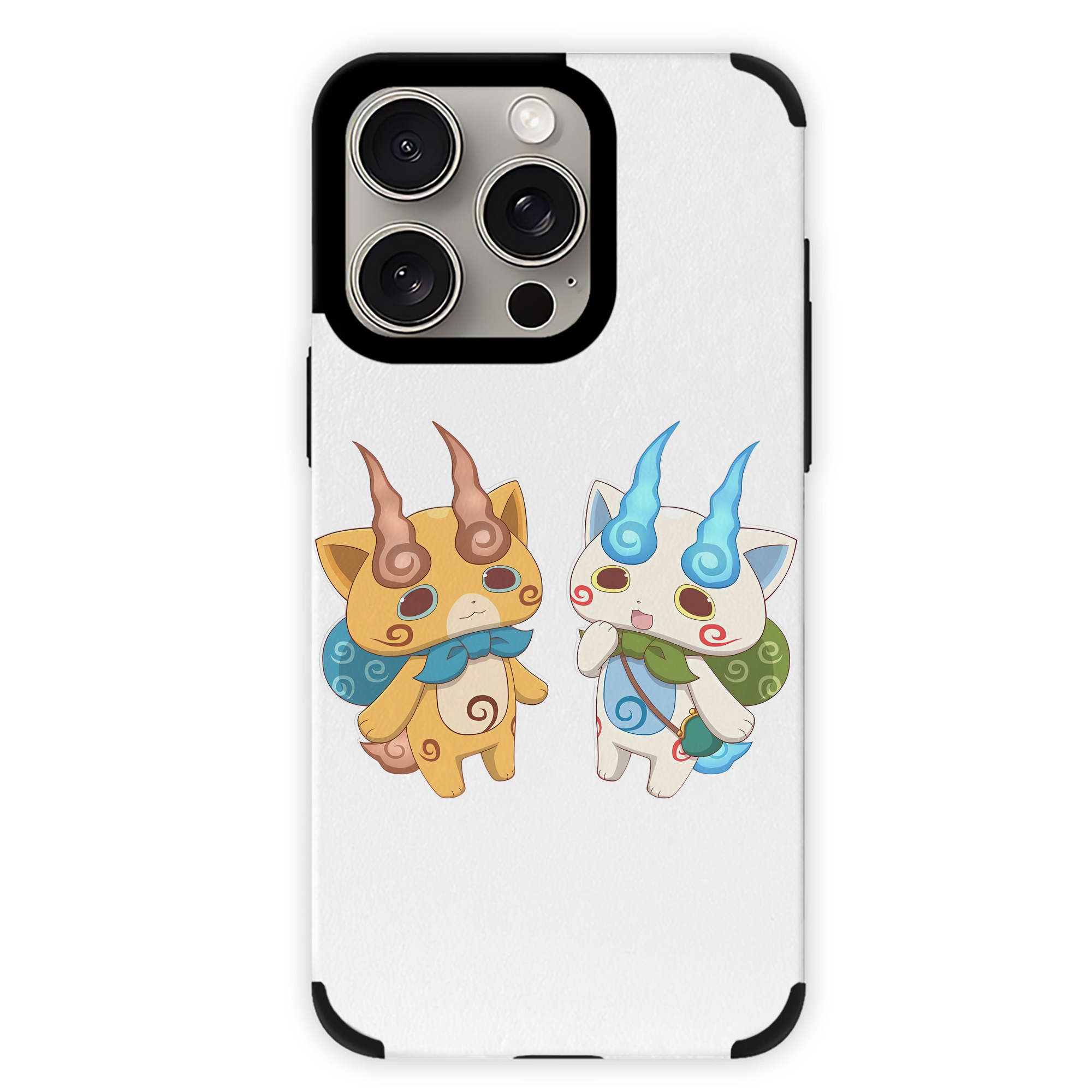 （画像用） 妖怪ウォッチ Yo-kai Watch 【iPhone15ProMax対応】 PUレザー スマホケース 耐衝撃＆黄変防止