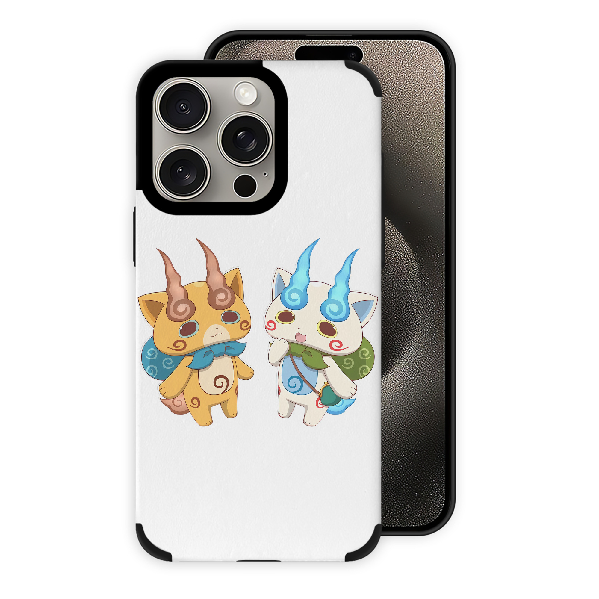 （画像用） 妖怪ウォッチ Yo-kai Watch 【iPhone15ProMax対応】 PUレザー スマホケース 耐衝撃＆黄変防止