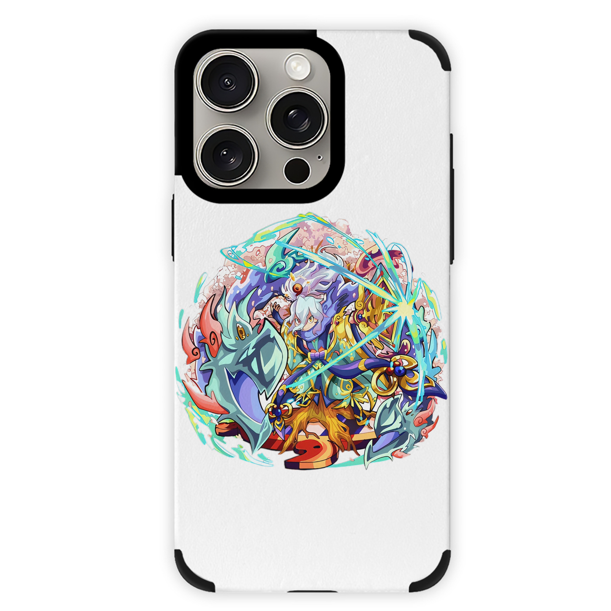（画像用） 妖怪ウォッチ Yo-kai Watch 【iPhone15ProMax対応】 PUレザー スマホケース 耐衝撃＆黄変防止