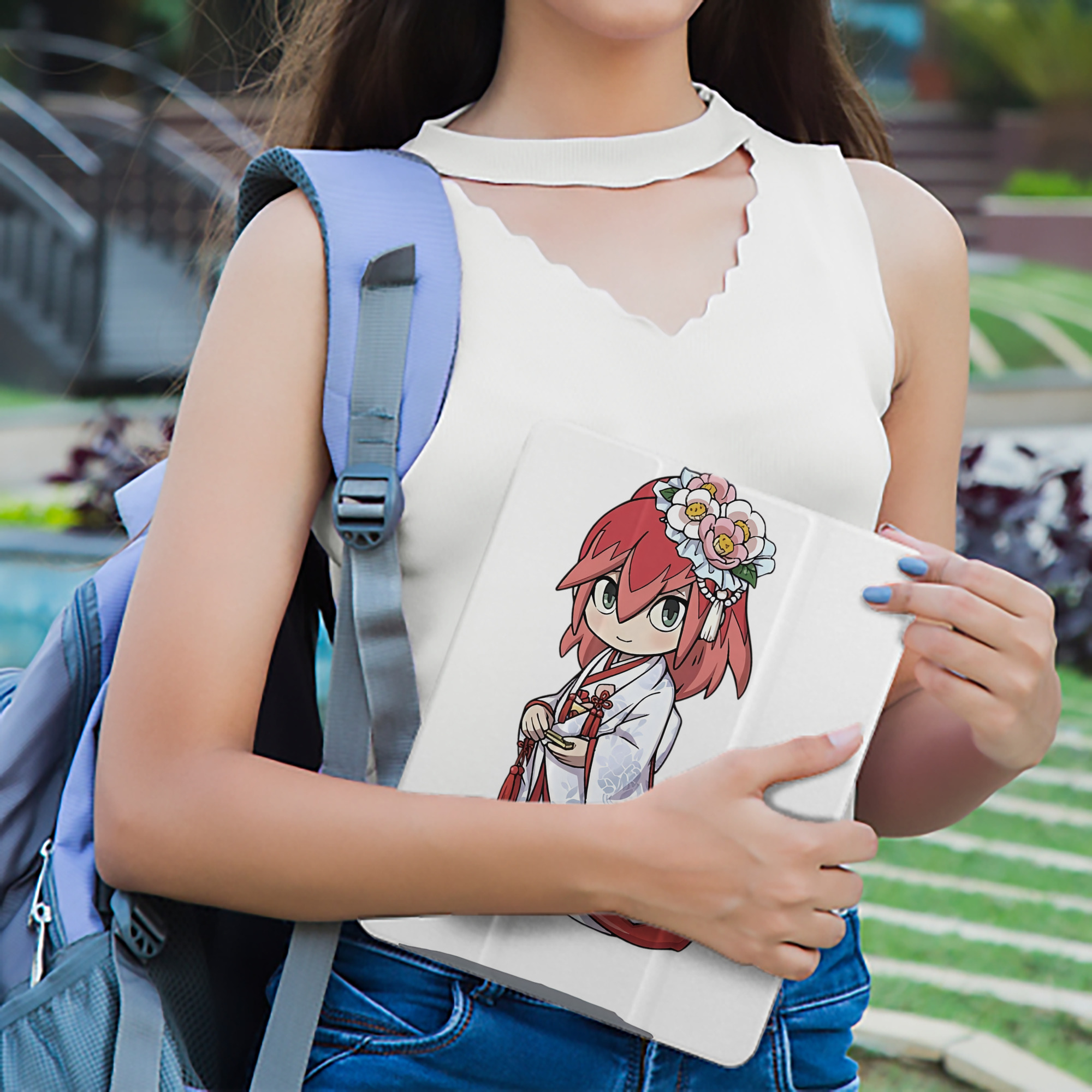 妖怪ウォッチ Yo-kai Watch IPad ケース ペン収納付き 三つ折りスタンド PUレザー×シリコン 対応機種9.5/10.5/10.9インチ