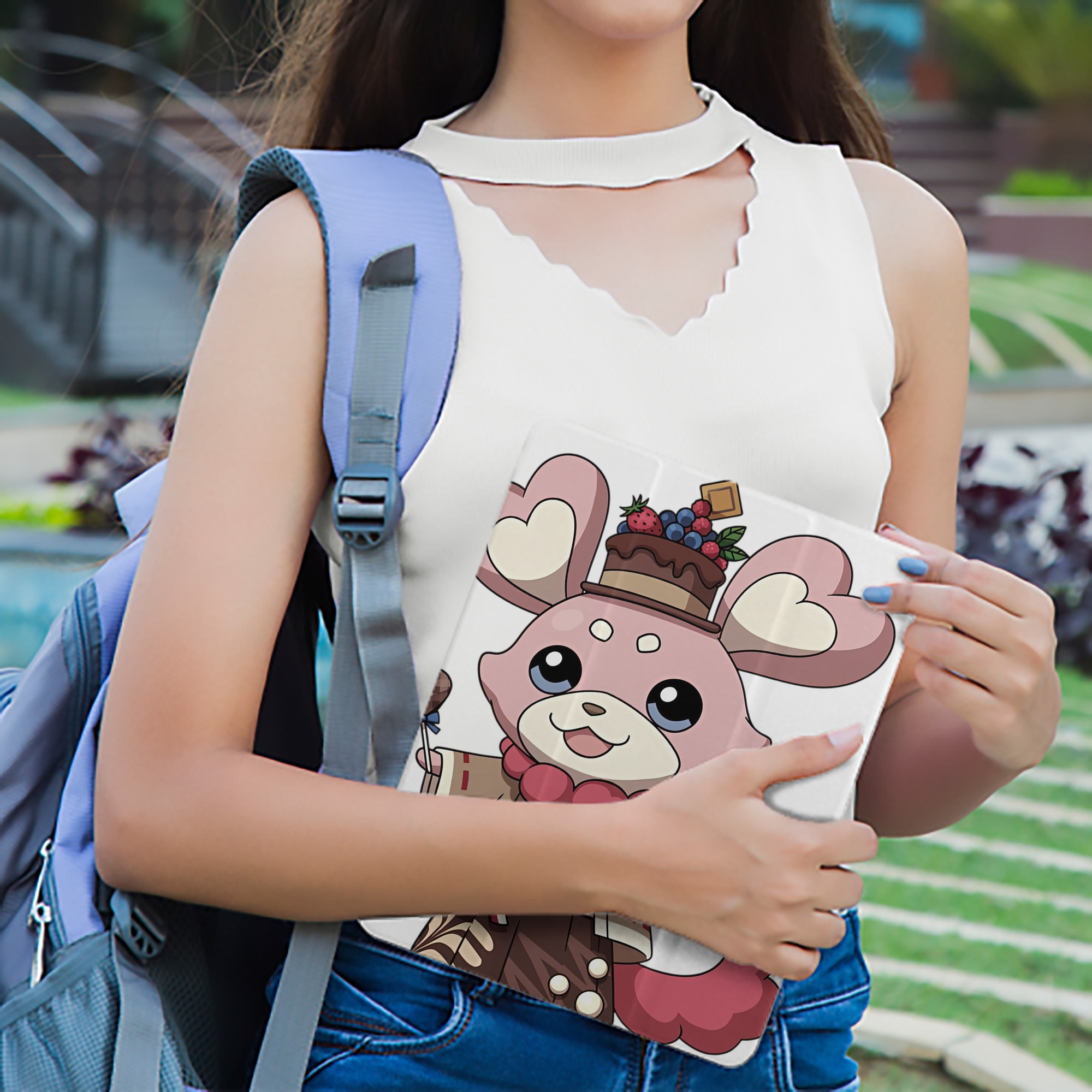 妖怪ウォッチ Yo-kai Watch IPad ケース ペン収納付き 三つ折りスタンド PUレザー×シリコン 対応機種9.5/10.5/10.9インチ