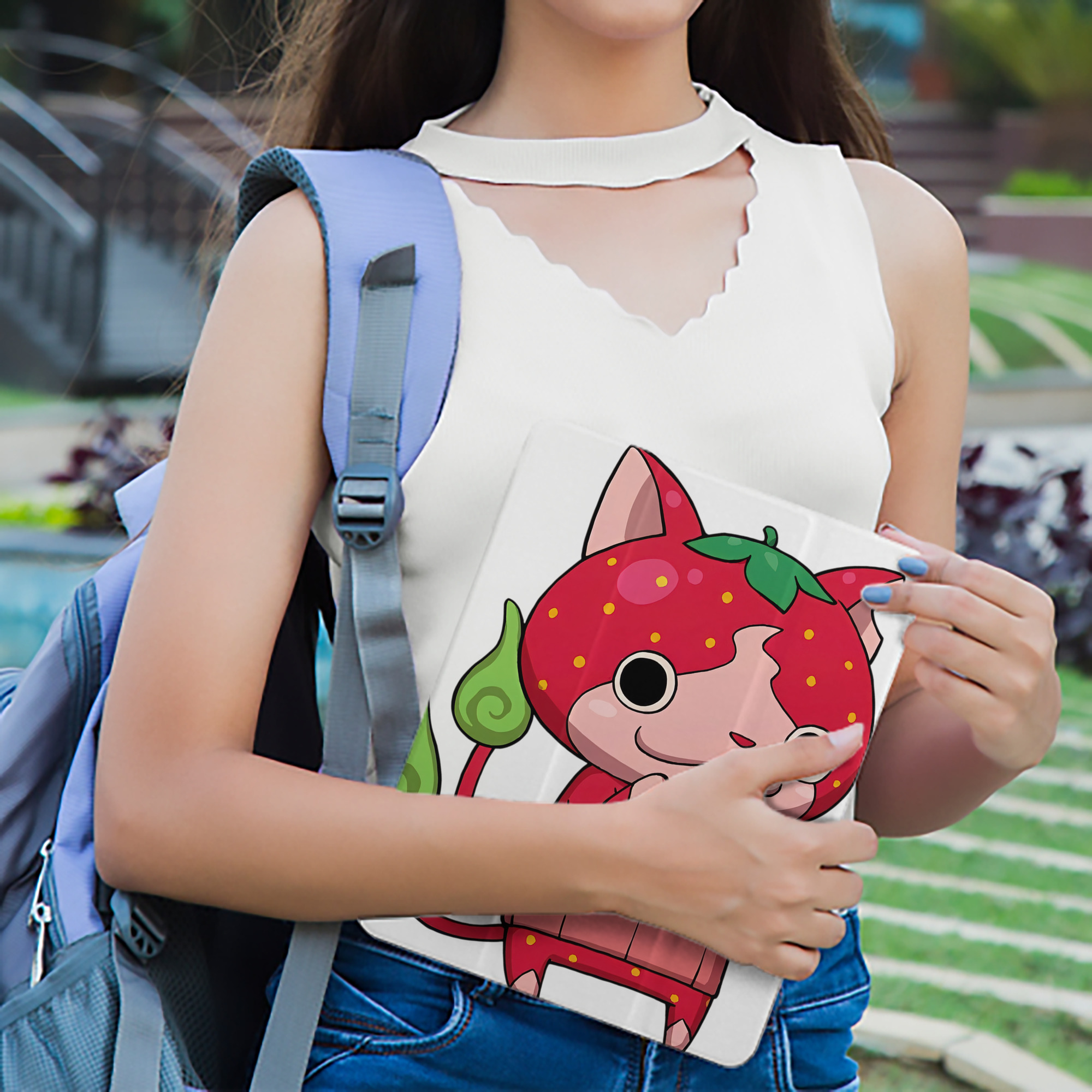 妖怪ウォッチ Yo-kai Watch IPad ケース ペン収納付き 三つ折りスタンド PUレザー×シリコン 対応機種9.5/10.5/10.9インチ