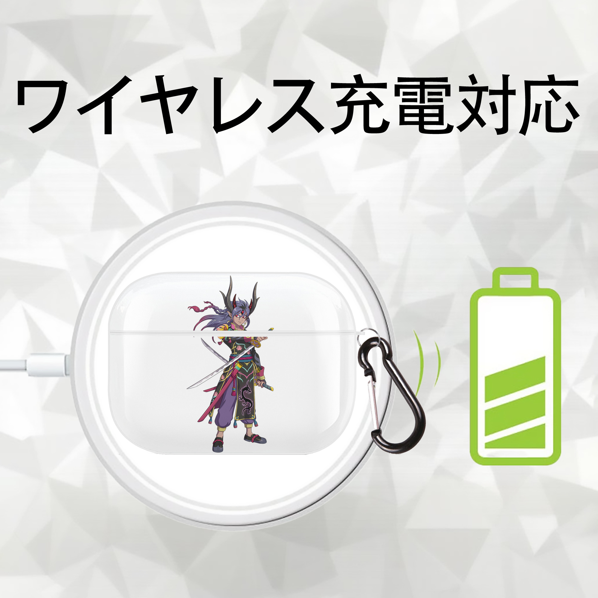 妖怪ウォッチ Yo-kai Watch 【AirPods Pro用】ハードシェル保護ケース 耐衝撃・防指紋・カラビナ付き商品仕様