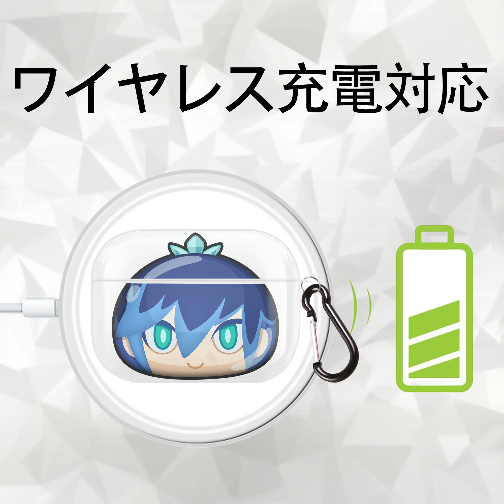 妖怪ウォッチ Yo-kai Watch 【AirPods Pro用】ハードシェル保護ケース 耐衝撃・防指紋・カラビナ付き商品仕様