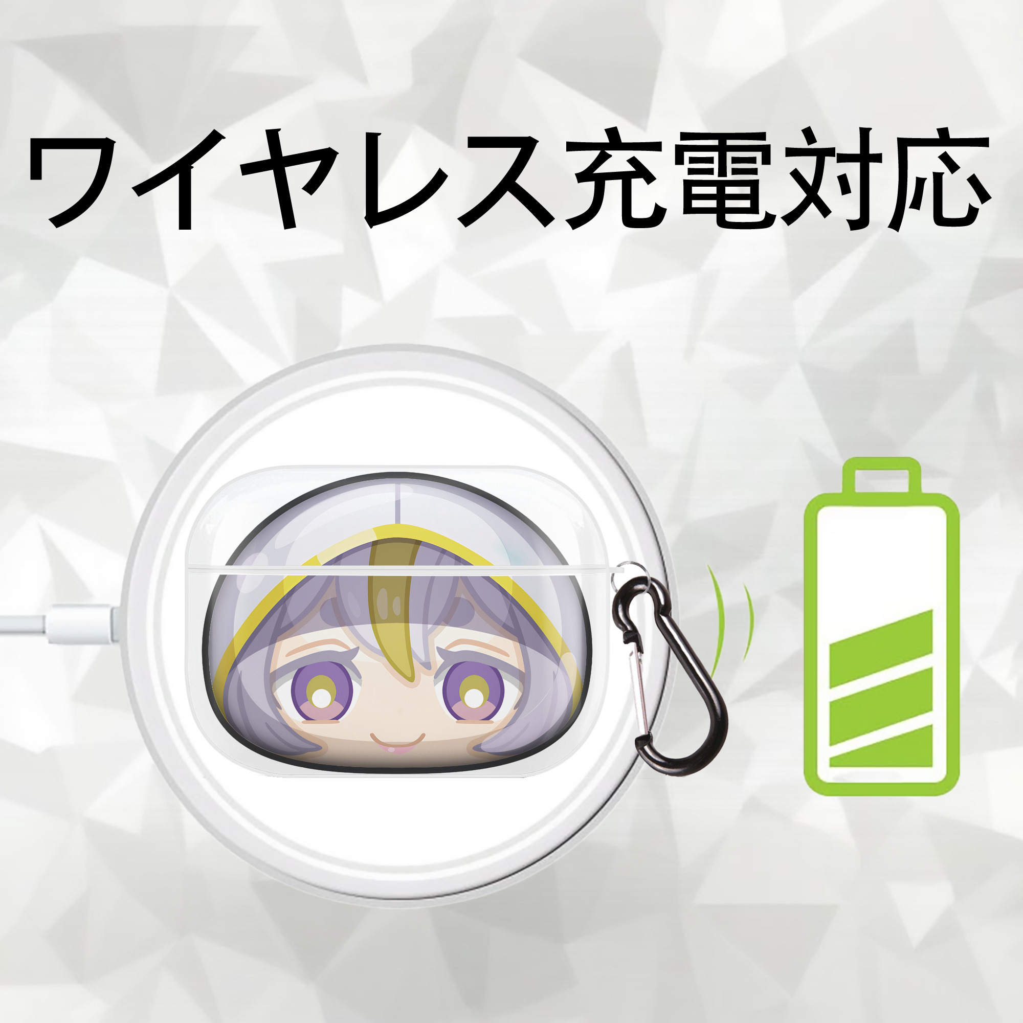 妖怪ウォッチ Yo-kai Watch 【AirPods Pro用】ハードシェル保護ケース 耐衝撃・防指紋・カラビナ付き商品仕様