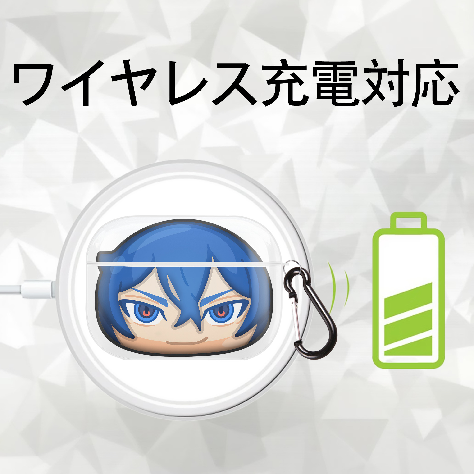 妖怪ウォッチ Yo-kai Watch 【AirPods Pro用】ハードシェル保護ケース 耐衝撃・防指紋・カラビナ付き商品仕様