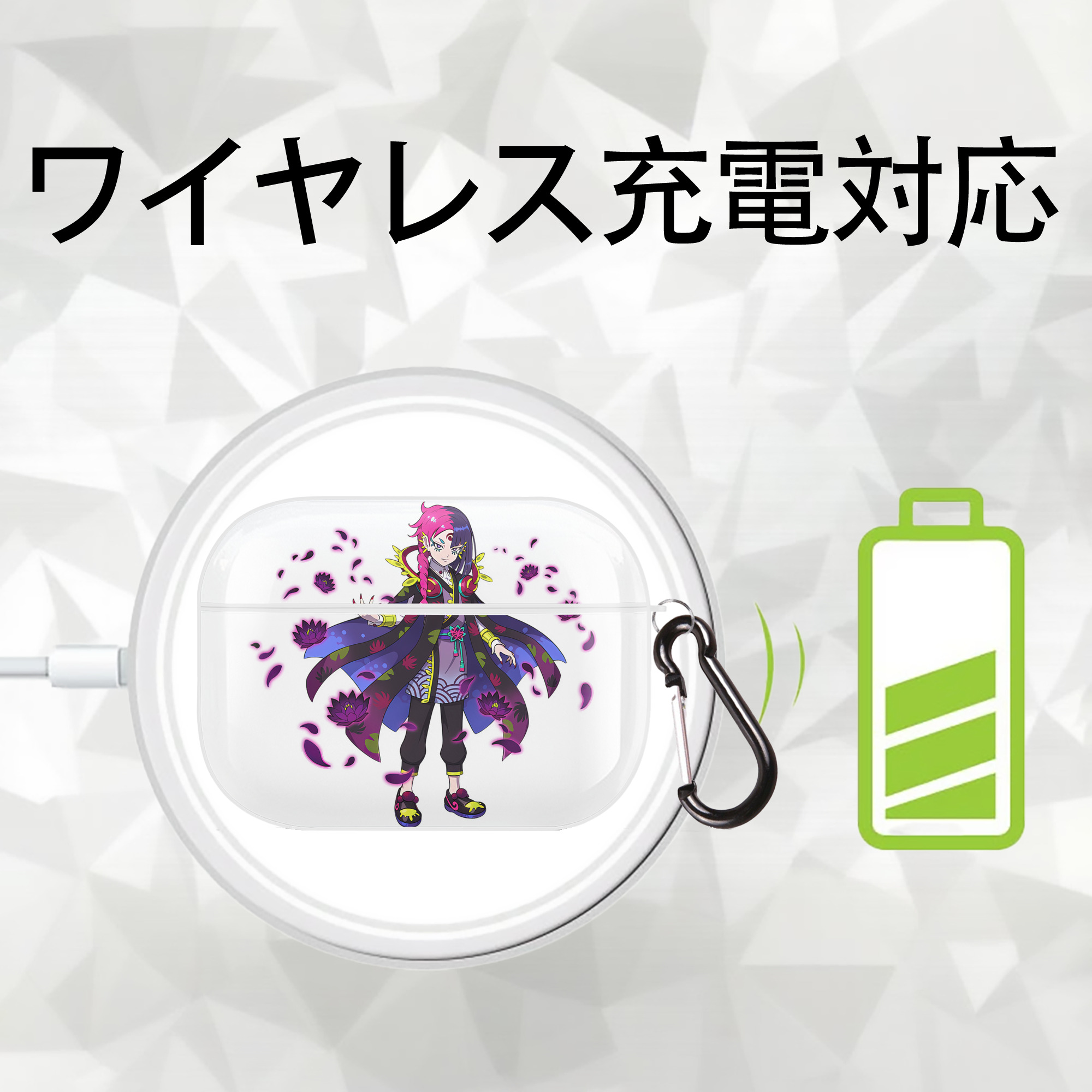 妖怪ウォッチ Yo-kai Watch 【AirPods Pro用】ハードシェル保護ケース 耐衝撃・防指紋・カラビナ付き商品仕様