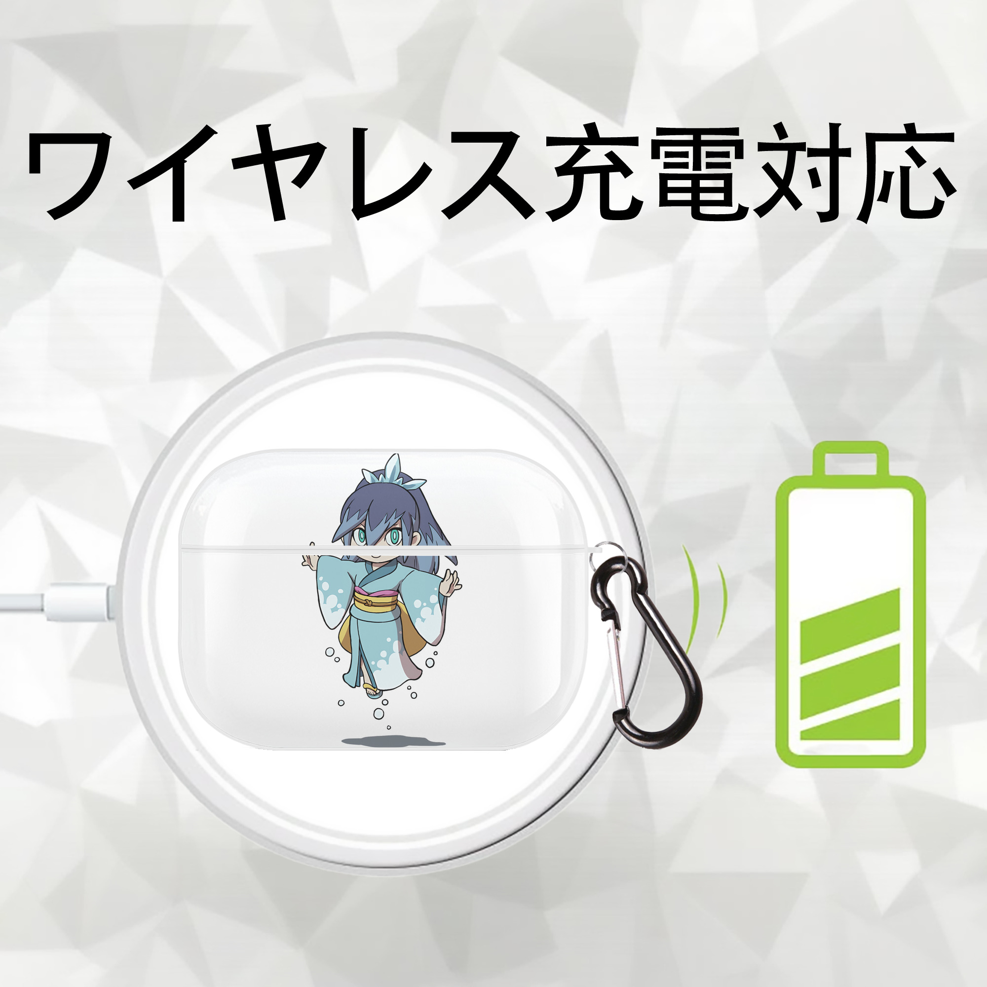 妖怪ウォッチ Yo-kai Watch 【AirPods Pro用】ハードシェル保護ケース 耐衝撃・防指紋・カラビナ付き商品仕様