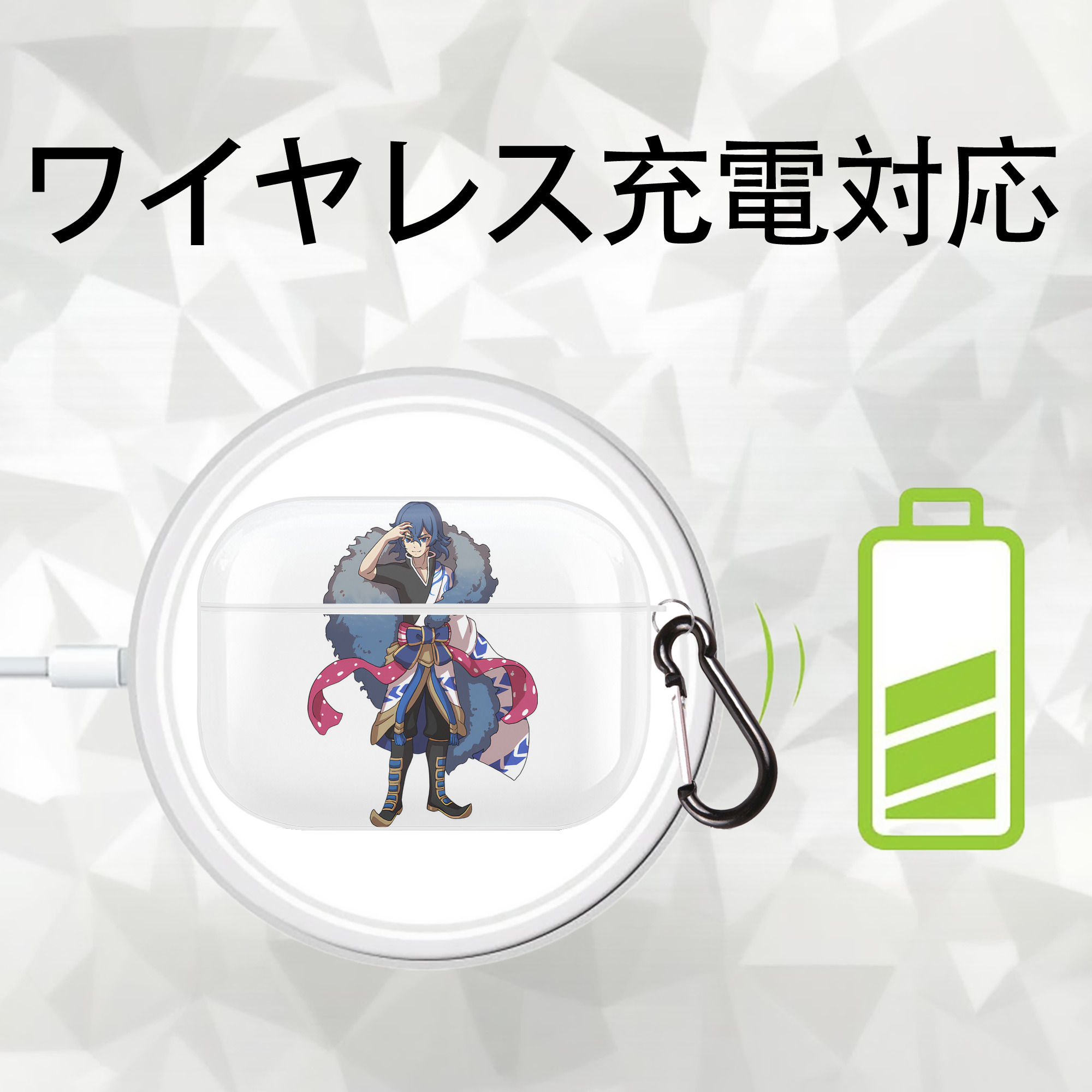 妖怪ウォッチ Yo-kai Watch 【AirPods Pro用】ハードシェル保護ケース 耐衝撃・防指紋・カラビナ付き商品仕様