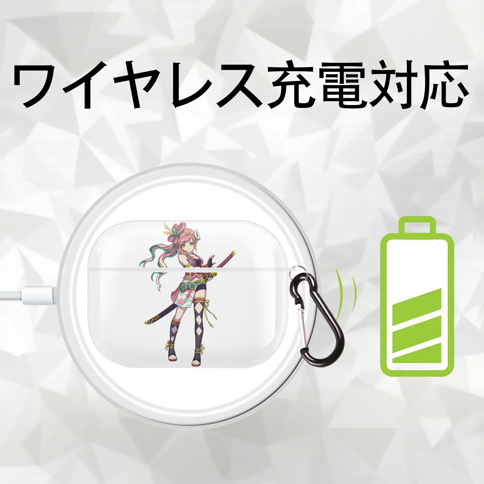 妖怪ウォッチ Yo-kai Watch 【AirPods Pro用】ハードシェル保護ケース 耐衝撃・防指紋・カラビナ付き商品仕様