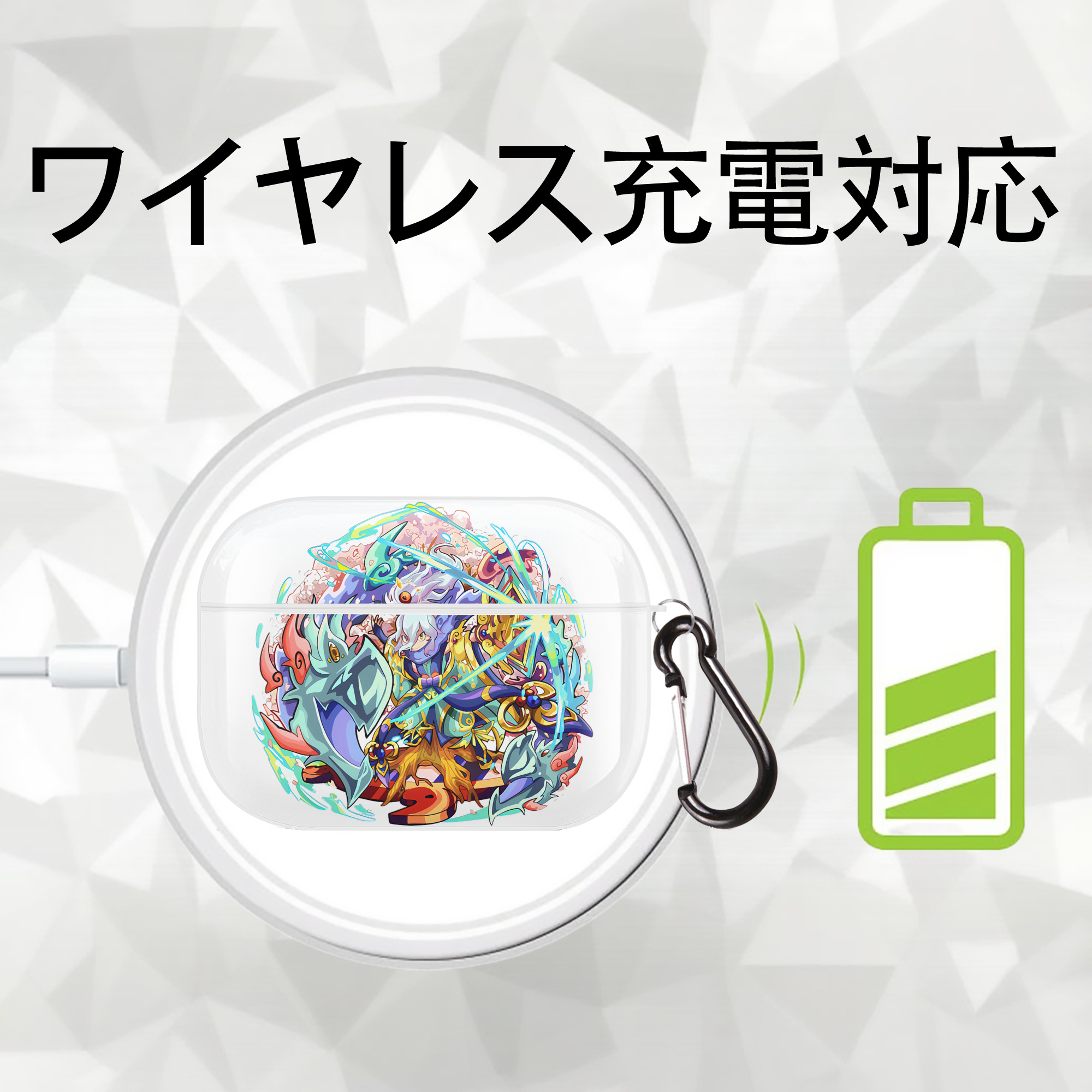 妖怪ウォッチ Yo-kai Watch 【AirPods Pro用】ハードシェル保護ケース 耐衝撃・防指紋・カラビナ付き商品仕様