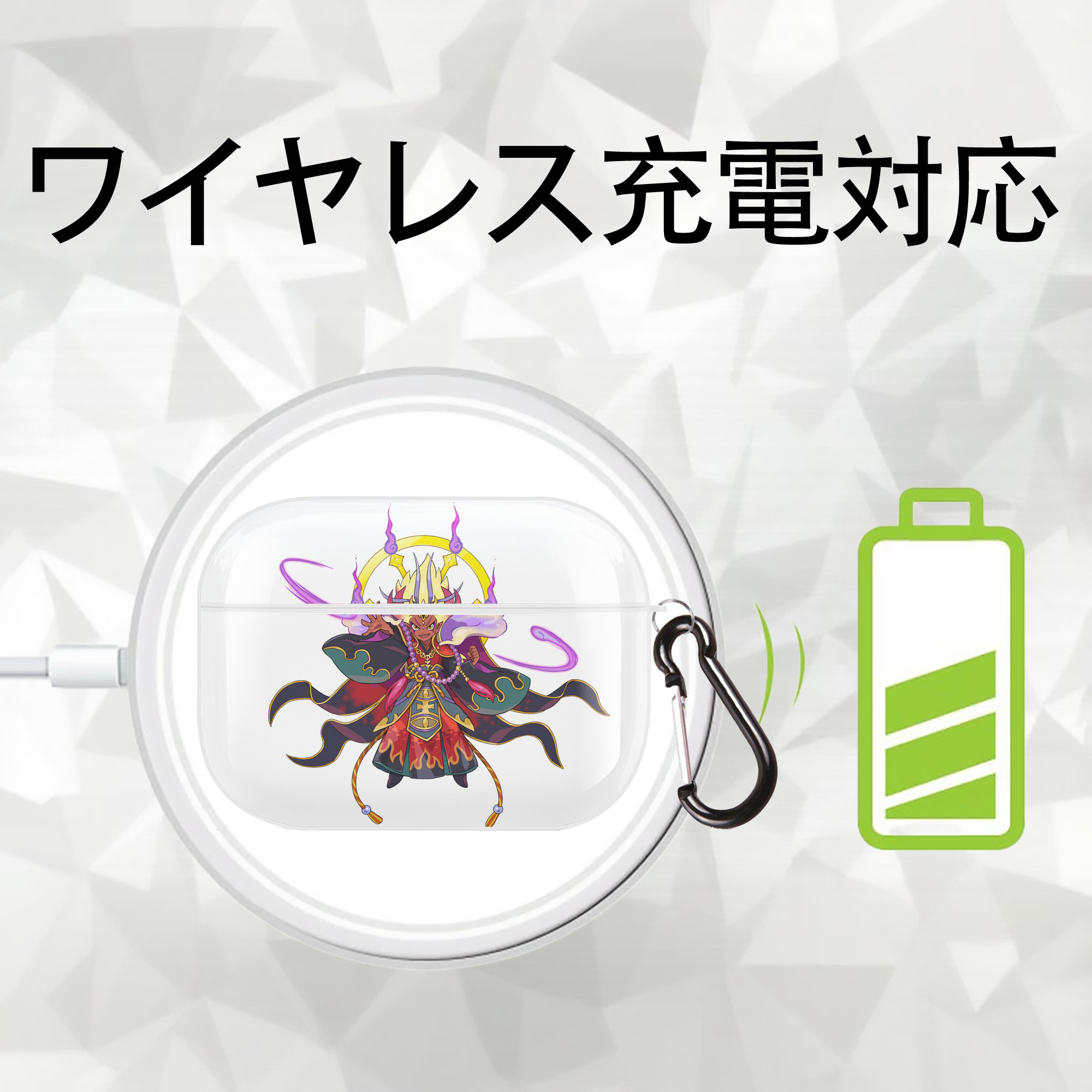 妖怪ウォッチ Yo-kai Watch 【AirPods Pro用】ハードシェル保護ケース 耐衝撃・防指紋・カラビナ付き商品仕様