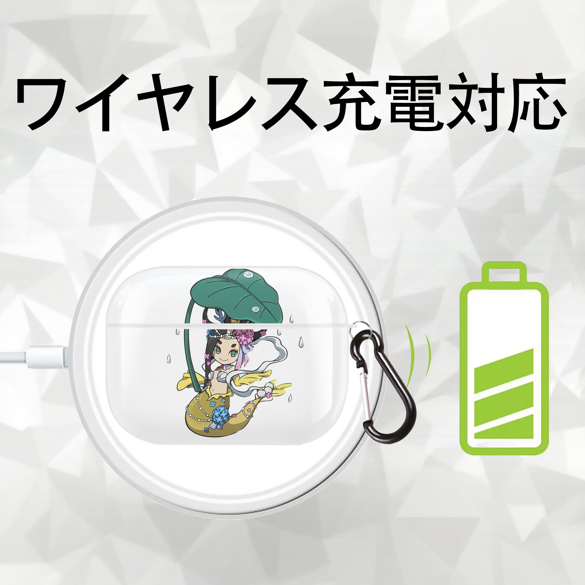 妖怪ウォッチ Yo-kai Watch 【AirPods Pro用】ハードシェル保護ケース 耐衝撃・防指紋・カラビナ付き商品仕様