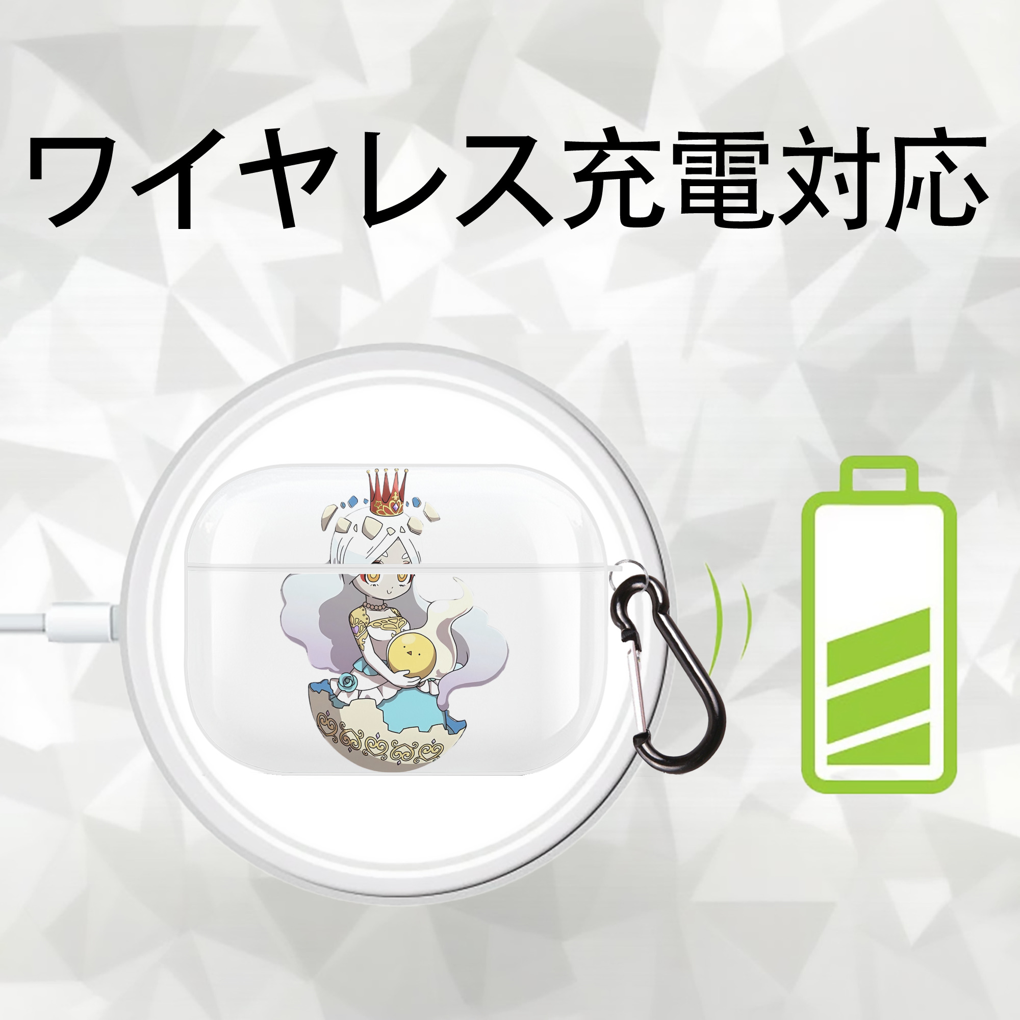妖怪ウォッチ Yo-kai Watch 【AirPods Pro用】ハードシェル保護ケース 耐衝撃・防指紋・カラビナ付き商品仕様