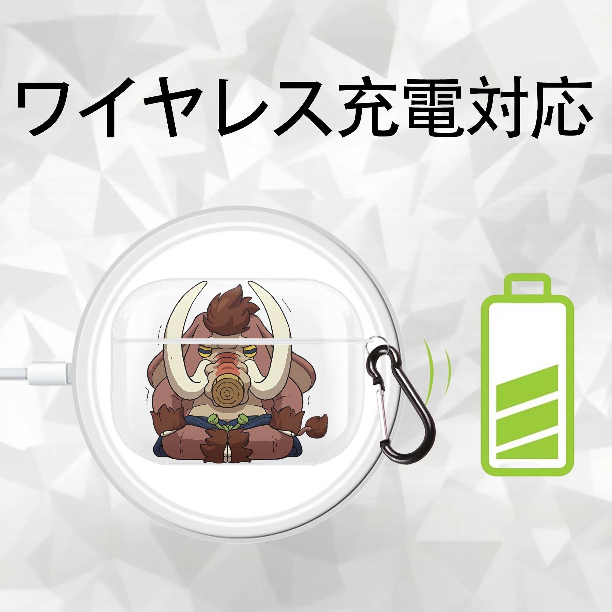 妖怪ウォッチ Yo-kai Watch 【AirPods Pro用】ハードシェル保護ケース 耐衝撃・防指紋・カラビナ付き商品仕様