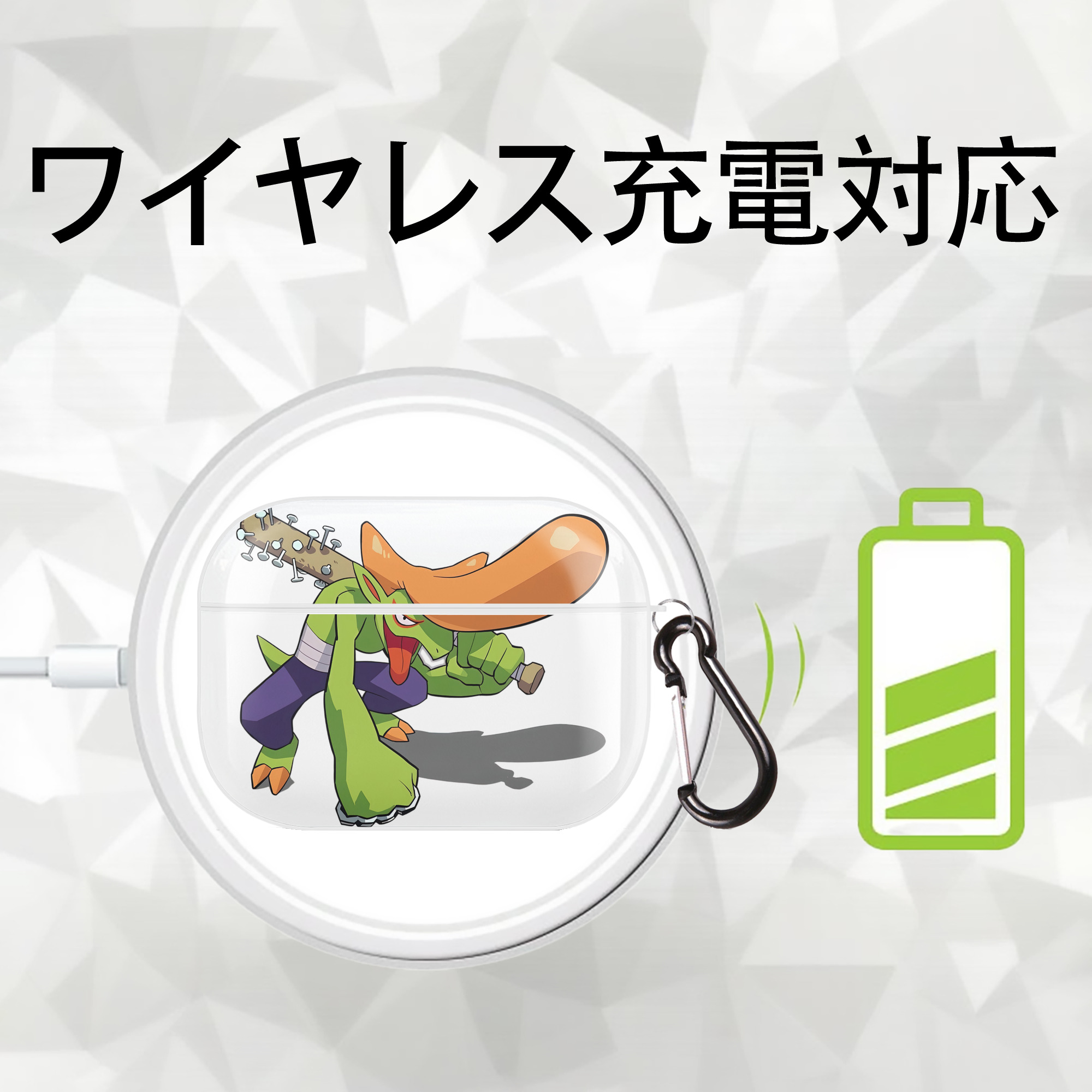 妖怪ウォッチ Yo-kai Watch 【AirPods Pro用】ハードシェル保護ケース 耐衝撃・防指紋・カラビナ付き商品仕様