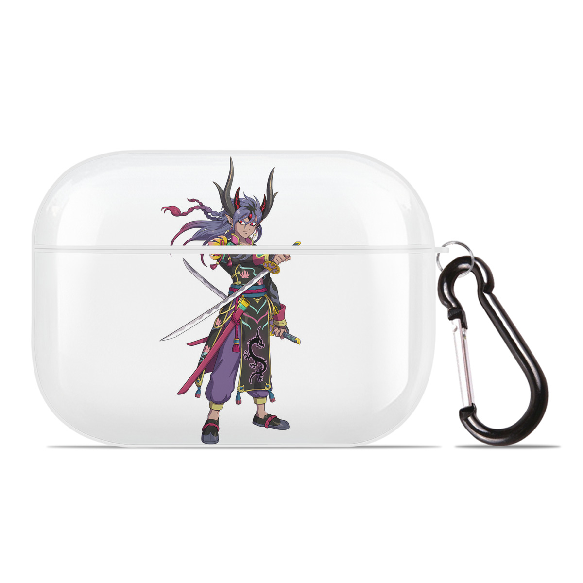 （画像用） 妖怪ウォッチ Yo-kai Watch 【AirPods Pro用】ハードシェル保護ケース 耐衝撃・防指紋・カラビナ付き商品仕様