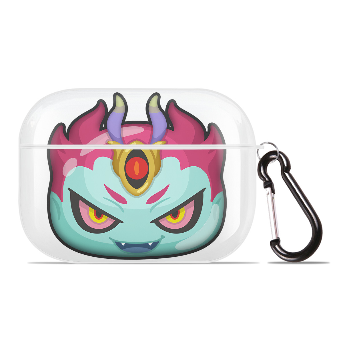 （画像用） 妖怪ウォッチ Yo-kai Watch 【AirPods Pro用】ハードシェル保護ケース 耐衝撃・防指紋・カラビナ付き商品仕様