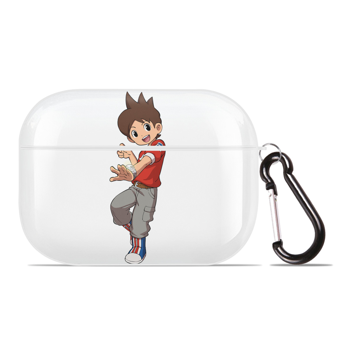 （画像用） 妖怪ウォッチ Yo-kai Watch 【AirPods Pro用】ハードシェル保護ケース 耐衝撃・防指紋・カラビナ付き商品仕様