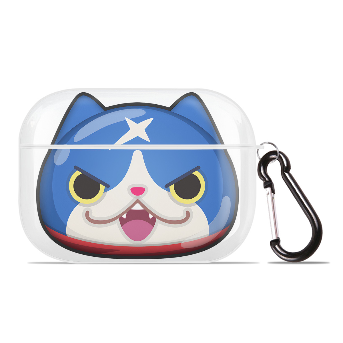 （画像用） 妖怪ウォッチ Yo-kai Watch 【AirPods Pro用】ハードシェル保護ケース 耐衝撃・防指紋・カラビナ付き商品仕様