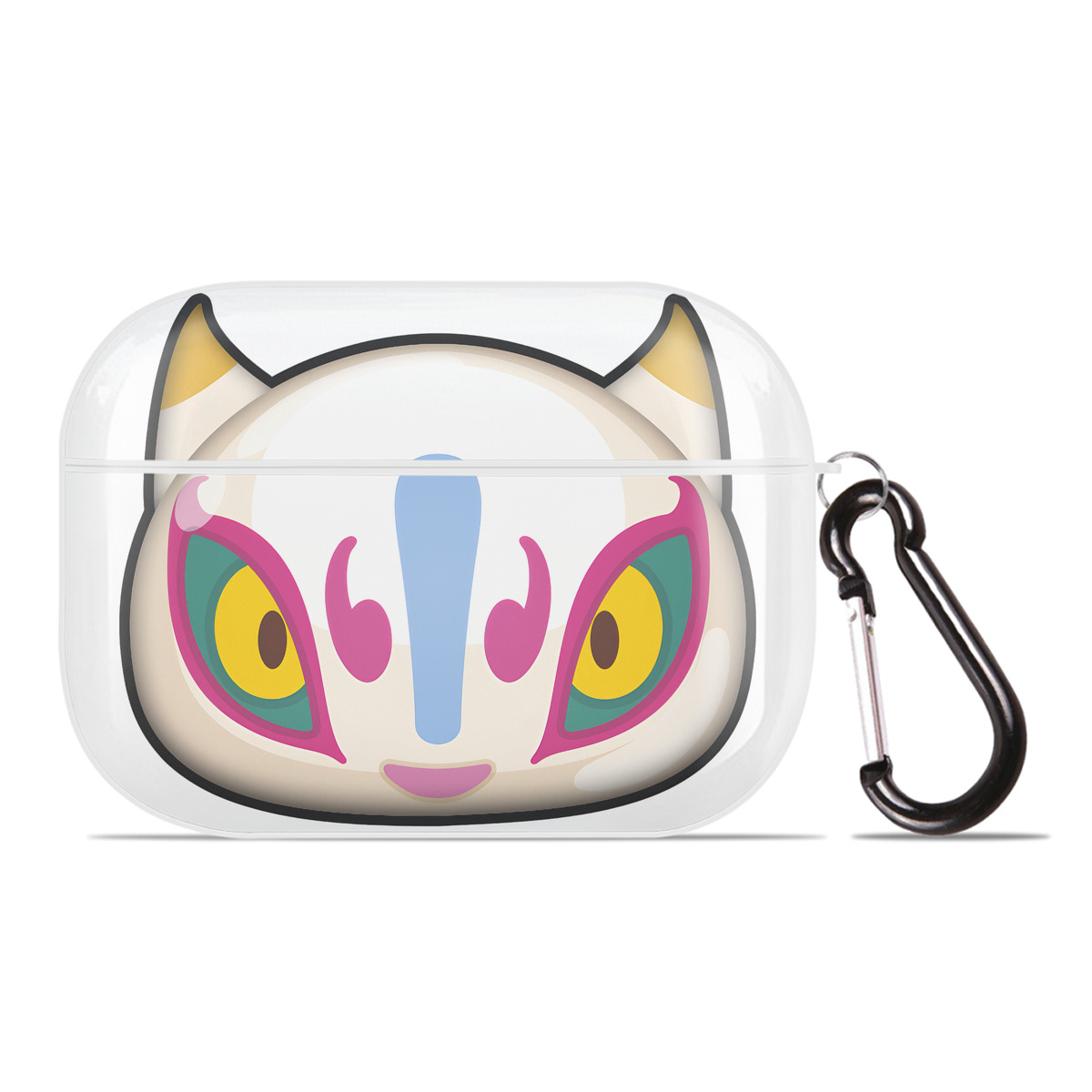 （画像用） 妖怪ウォッチ Yo-kai Watch 【AirPods Pro用】ハードシェル保護ケース 耐衝撃・防指紋・カラビナ付き商品仕様