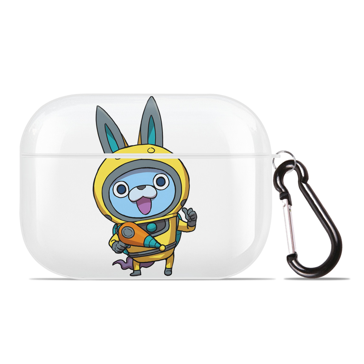 （画像用） 妖怪ウォッチ Yo-kai Watch 【AirPods Pro用】ハードシェル保護ケース 耐衝撃・防指紋・カラビナ付き商品仕様