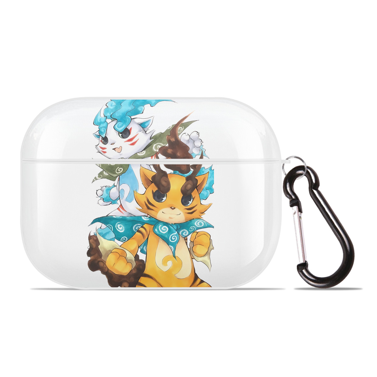 （画像用） 妖怪ウォッチ Yo-kai Watch 【AirPods Pro用】ハードシェル保護ケース 耐衝撃・防指紋・カラビナ付き商品仕様
