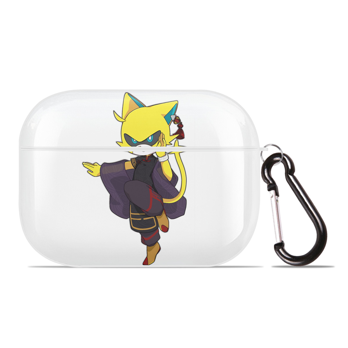 （画像用） 妖怪ウォッチ Yo-kai Watch 【AirPods Pro用】ハードシェル保護ケース 耐衝撃・防指紋・カラビナ付き商品仕様