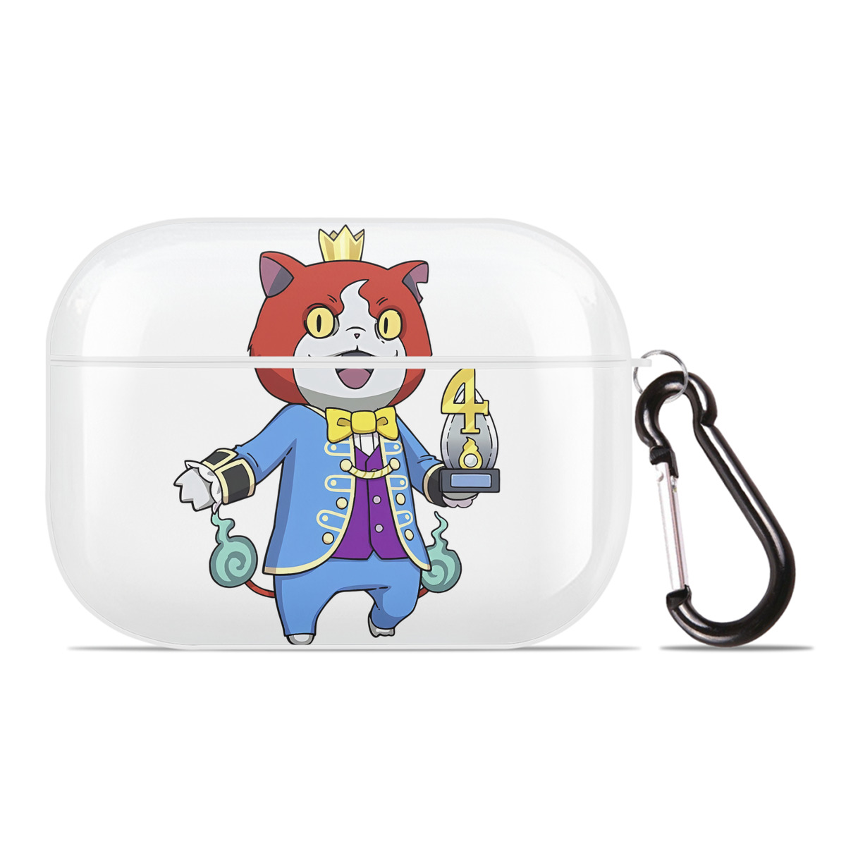 （画像用） 妖怪ウォッチ Yo-kai Watch 【AirPods Pro用】ハードシェル保護ケース 耐衝撃・防指紋・カラビナ付き商品仕様