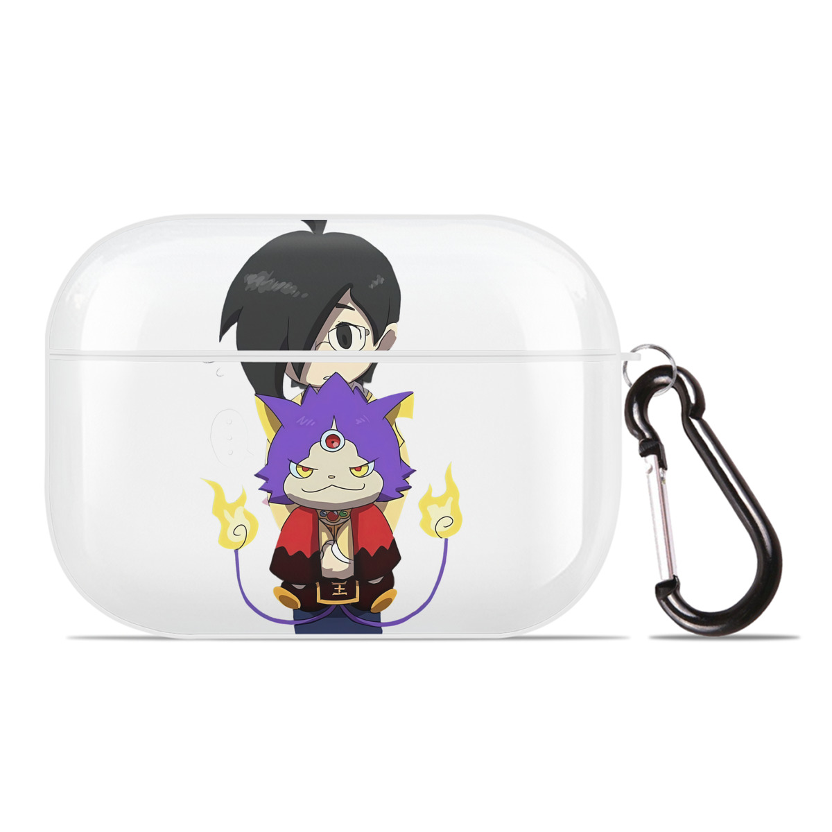 （画像用） 妖怪ウォッチ Yo-kai Watch 【AirPods Pro用】ハードシェル保護ケース 耐衝撃・防指紋・カラビナ付き商品仕様