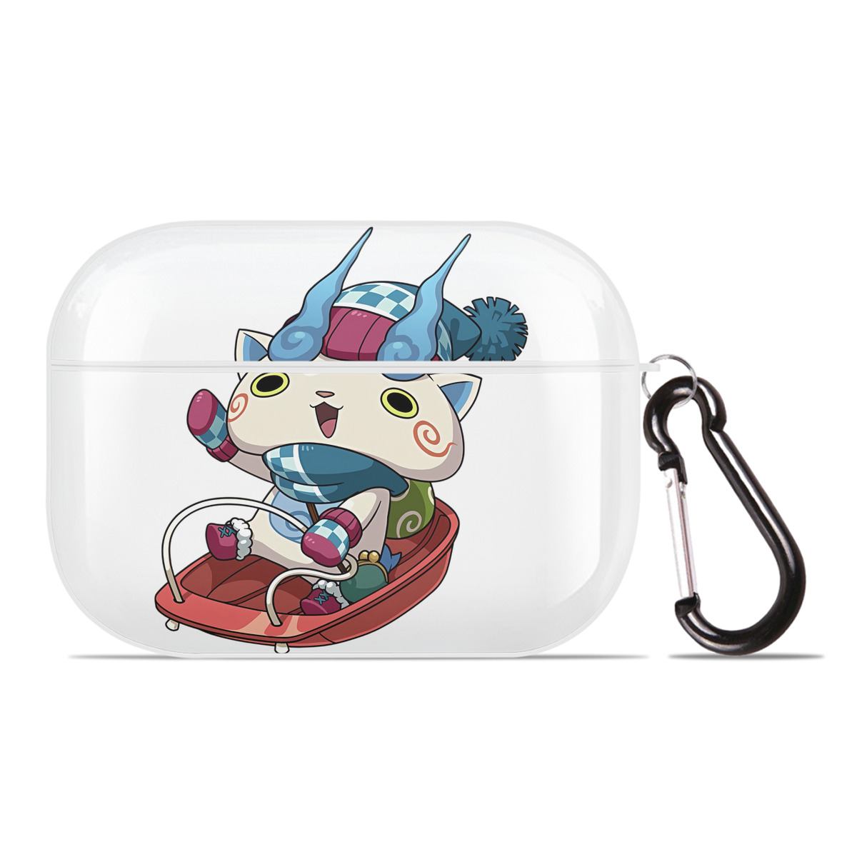 （画像用） 妖怪ウォッチ Yo-kai Watch 【AirPods Pro用】ハードシェル保護ケース 耐衝撃・防指紋・カラビナ付き商品仕様