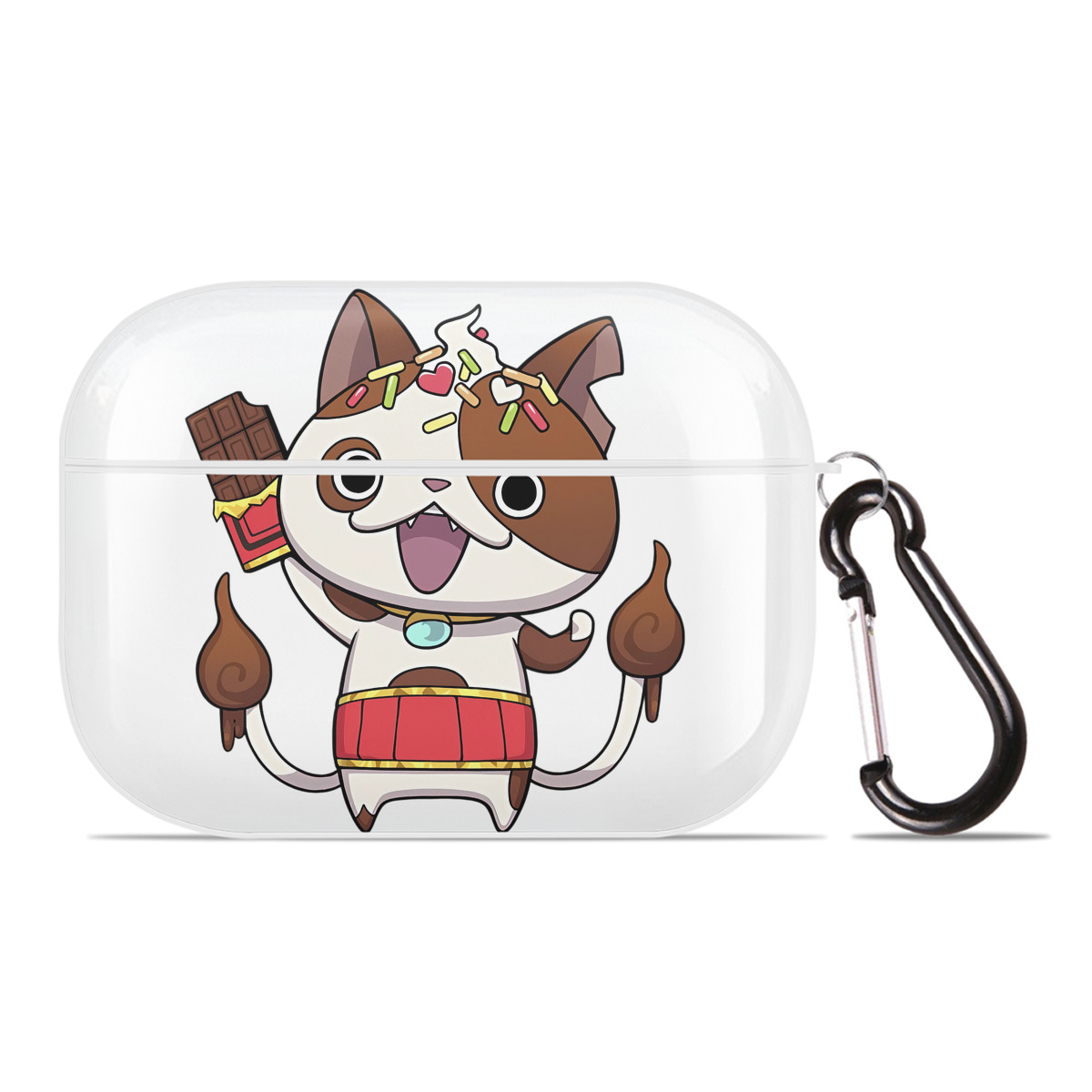 （画像用） 妖怪ウォッチ Yo-kai Watch 【AirPods Pro用】ハードシェル保護ケース 耐衝撃・防指紋・カラビナ付き商品仕様