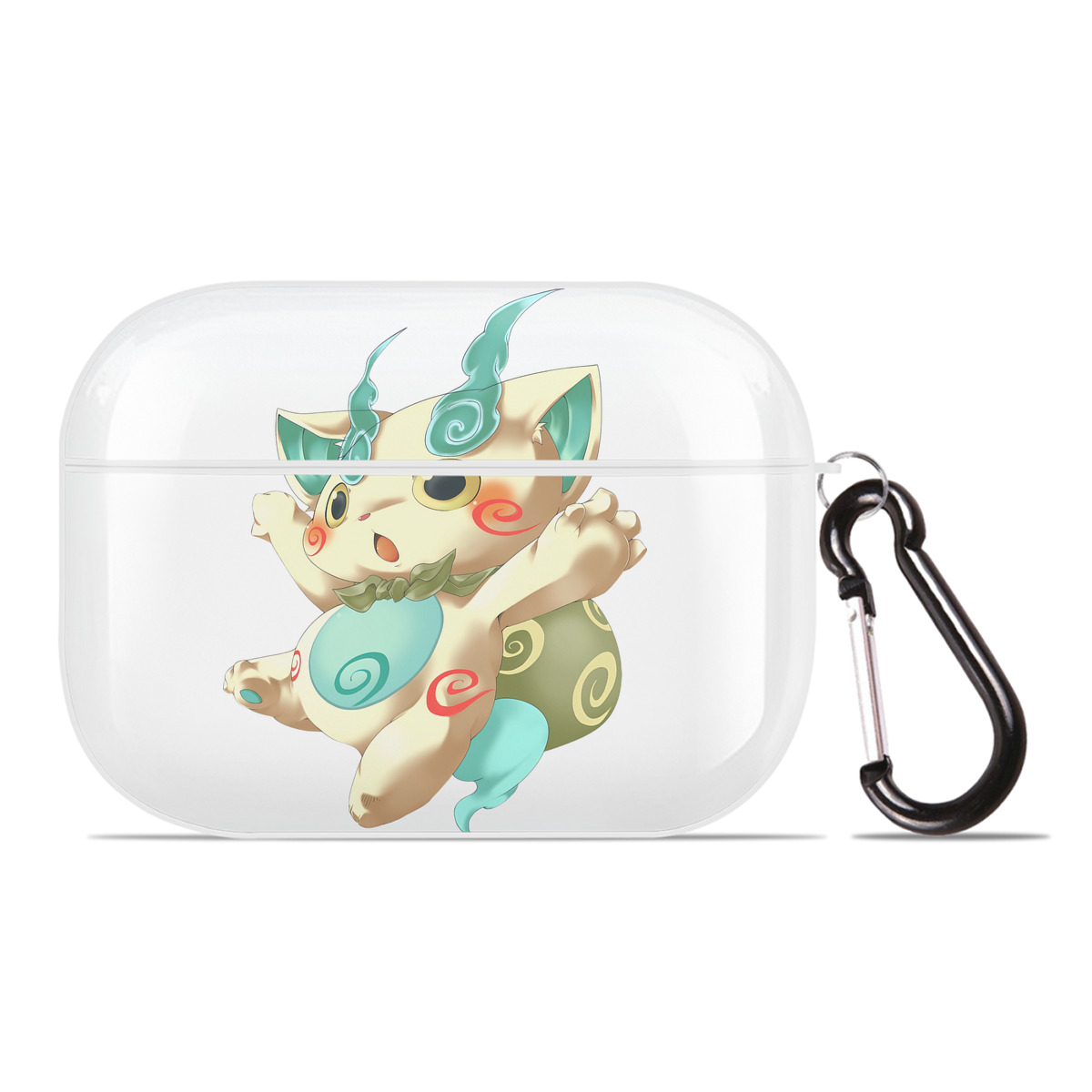 （画像用） 妖怪ウォッチ Yo-kai Watch 【AirPods Pro用】ハードシェル保護ケース 耐衝撃・防指紋・カラビナ付き商品仕様