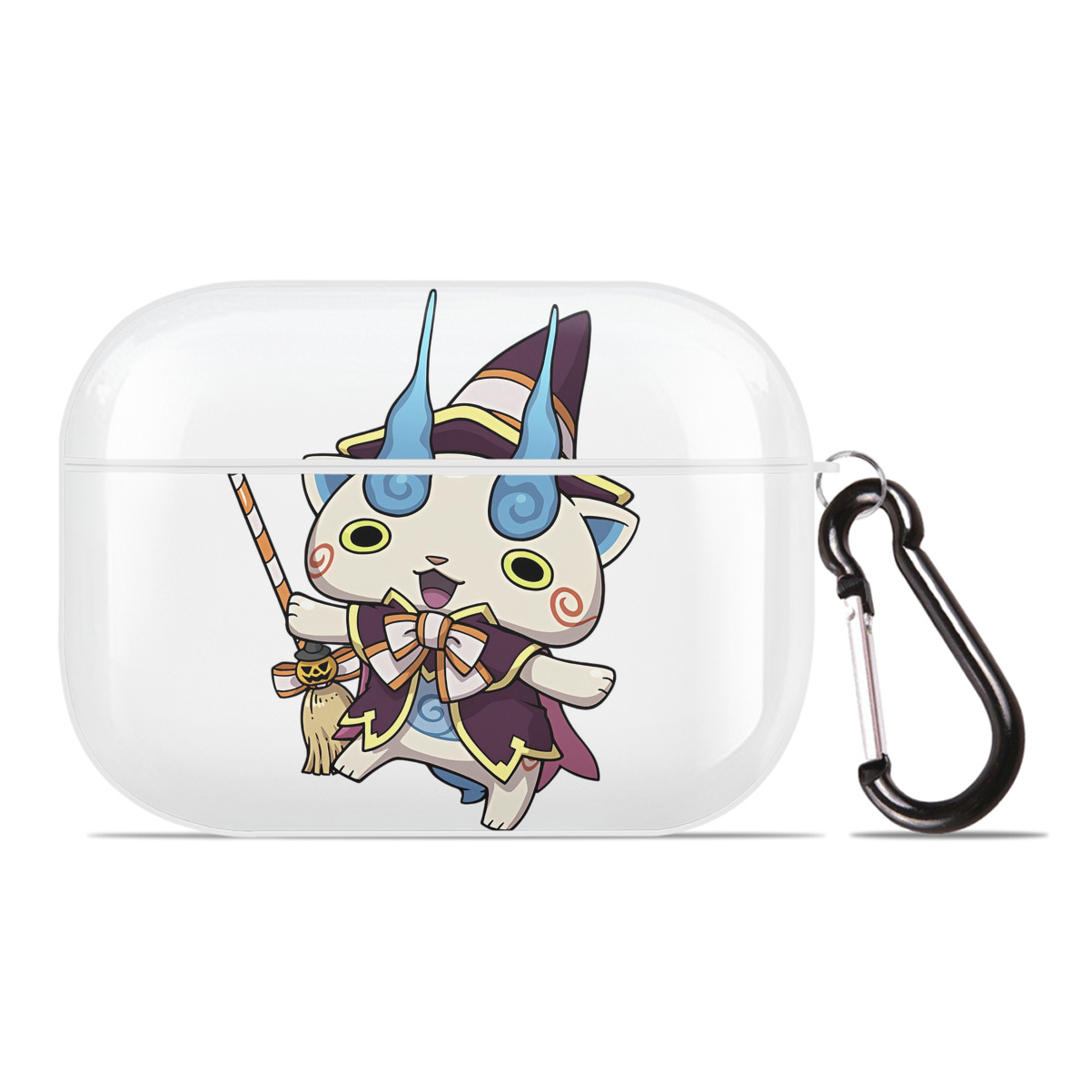 （画像用） 妖怪ウォッチ Yo-kai Watch 【AirPods Pro用】ハードシェル保護ケース 耐衝撃・防指紋・カラビナ付き商品仕様