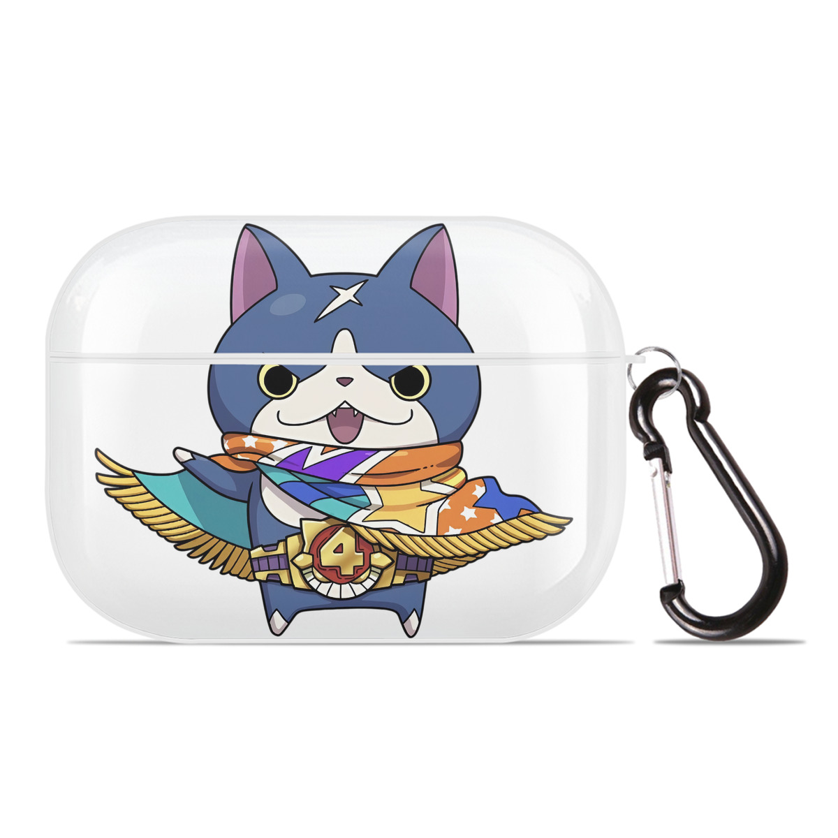 （画像用） 妖怪ウォッチ Yo-kai Watch 【AirPods Pro用】ハードシェル保護ケース 耐衝撃・防指紋・カラビナ付き商品仕様