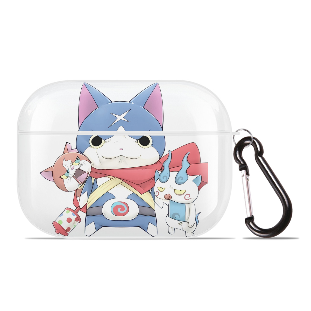 （画像用） 妖怪ウォッチ Yo-kai Watch 【AirPods Pro用】ハードシェル保護ケース 耐衝撃・防指紋・カラビナ付き商品仕様