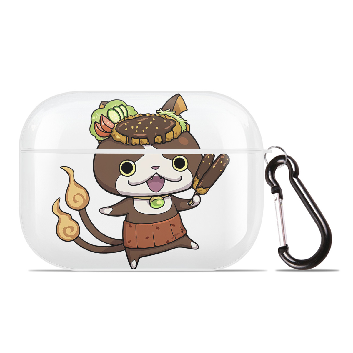 （画像用） 妖怪ウォッチ Yo-kai Watch 【AirPods Pro用】ハードシェル保護ケース 耐衝撃・防指紋・カラビナ付き商品仕様