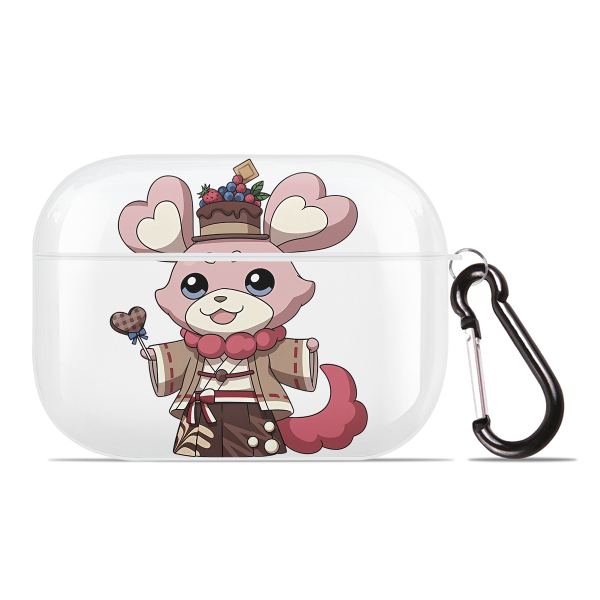 （画像用） 妖怪ウォッチ Yo-kai Watch 【AirPods Pro用】ハードシェル保護ケース 耐衝撃・防指紋・カラビナ付き商品仕様